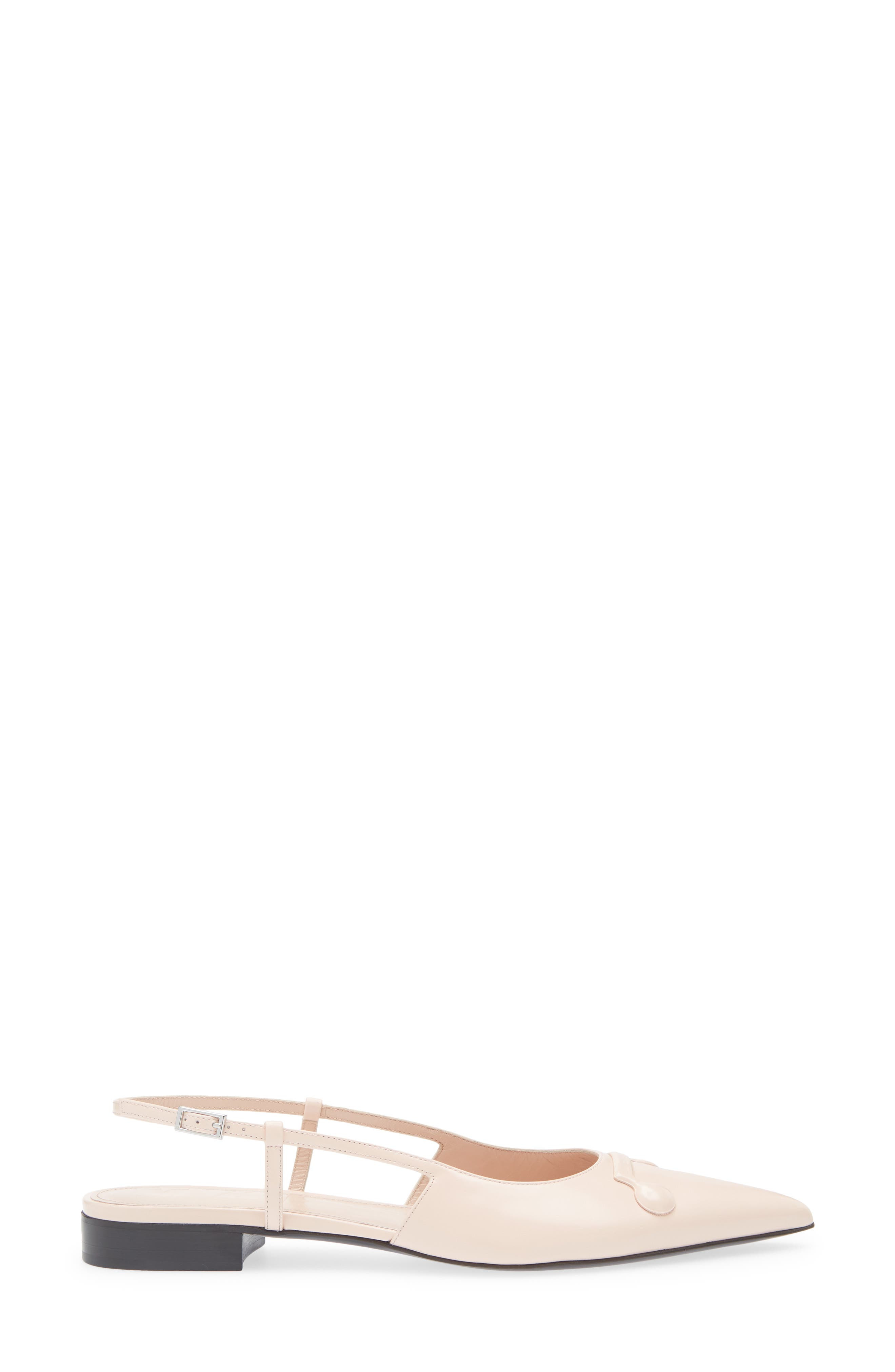 Marni Trunkaroo Pointed Toe Slingback Flat in Rose at Nordstrom - 3