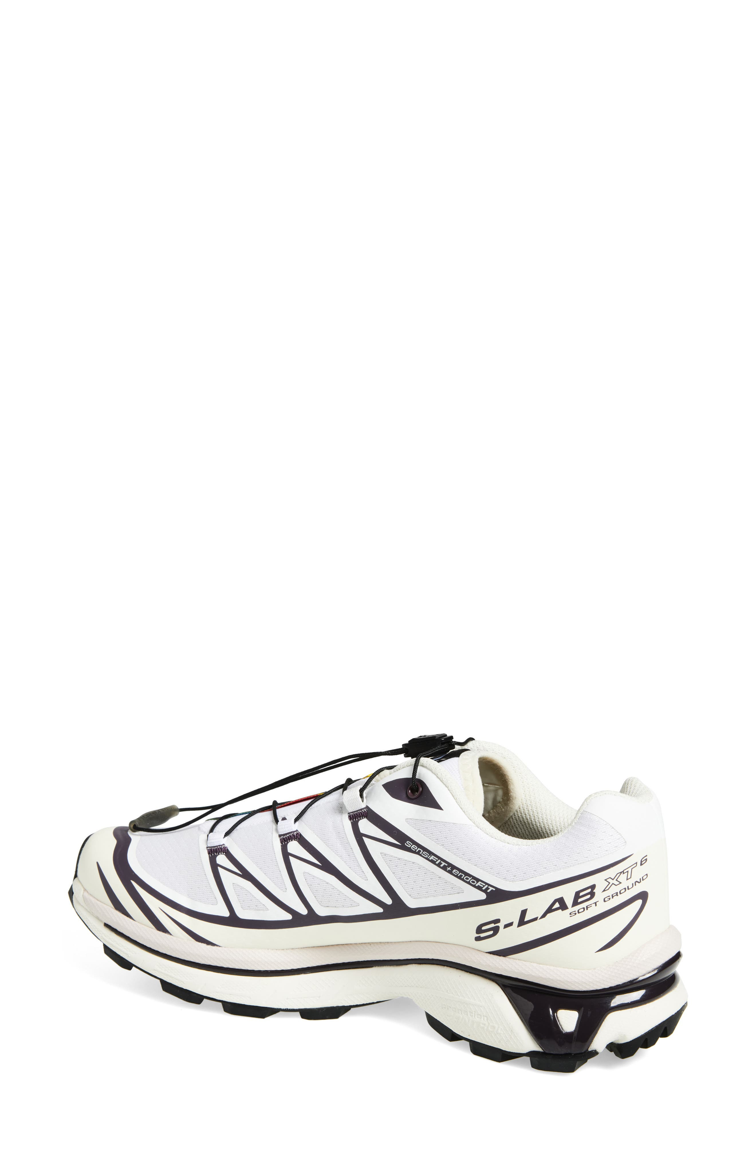 Salomon Gender Inclusive XT-6 Trail Running Shoe in White/Vanilla Ice/Plum at Nordstrom - 2
