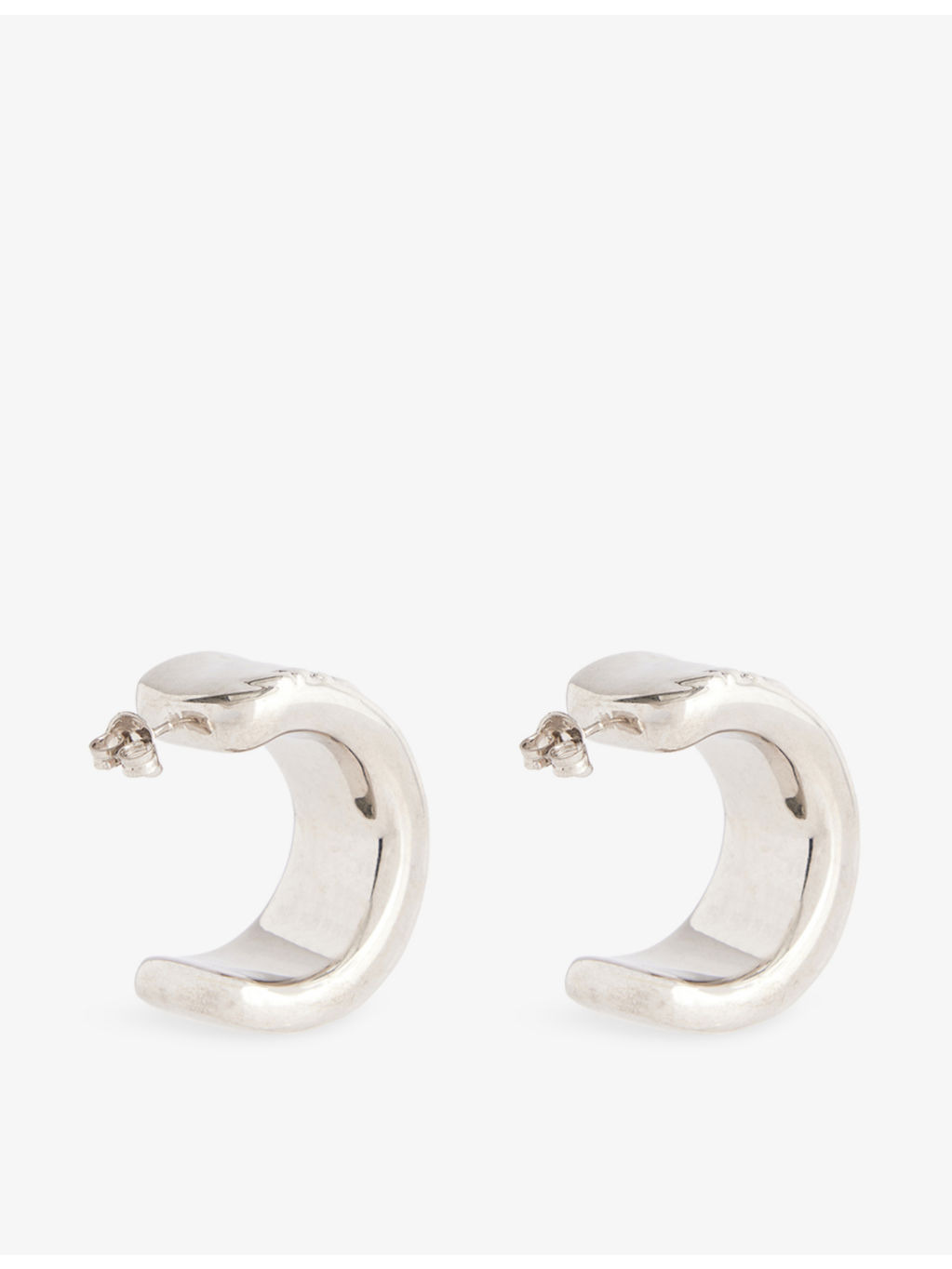 The Logo Brass Earrings - 3