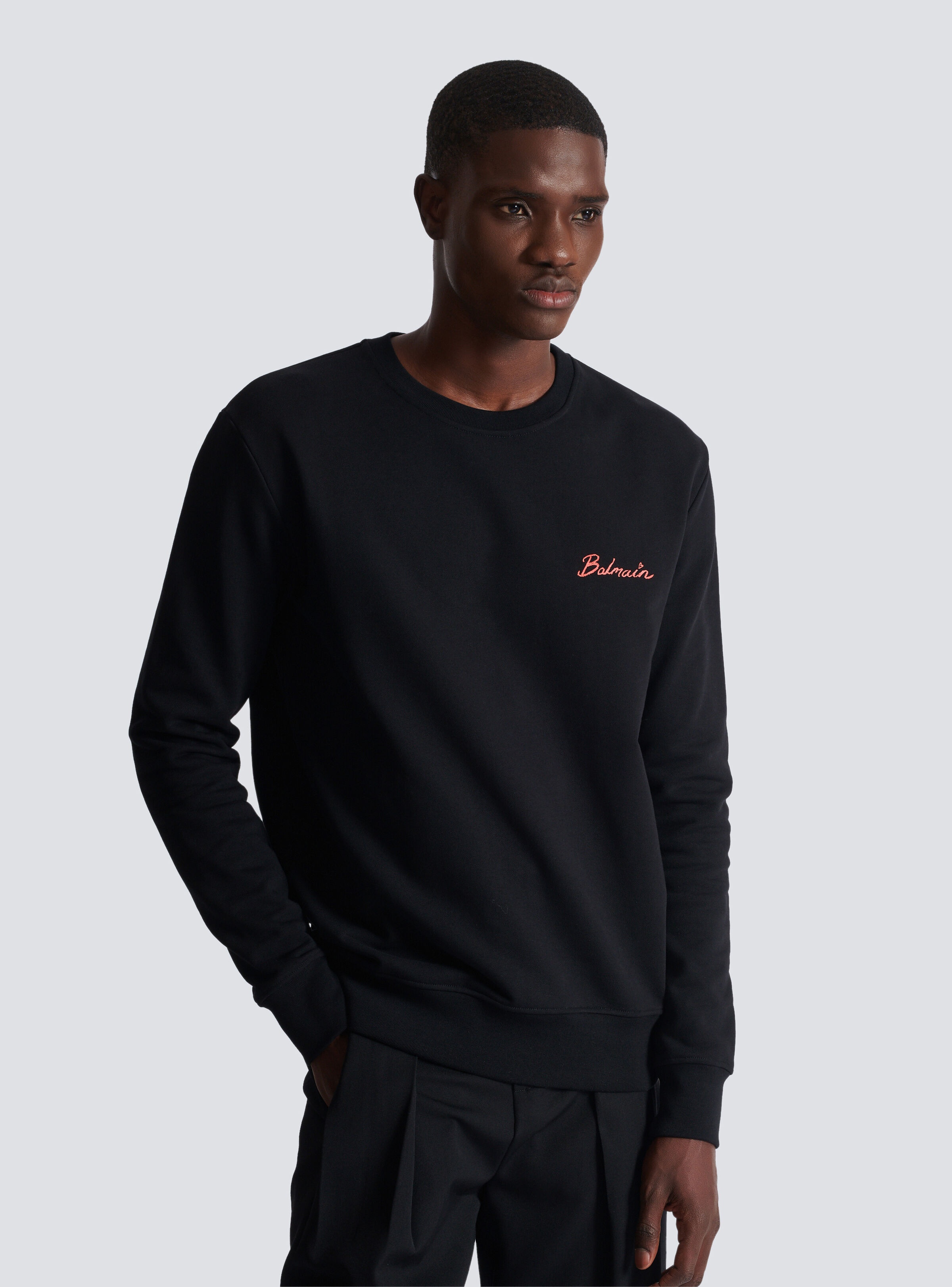 Sweatshirt with Balmain Kiss print - 7