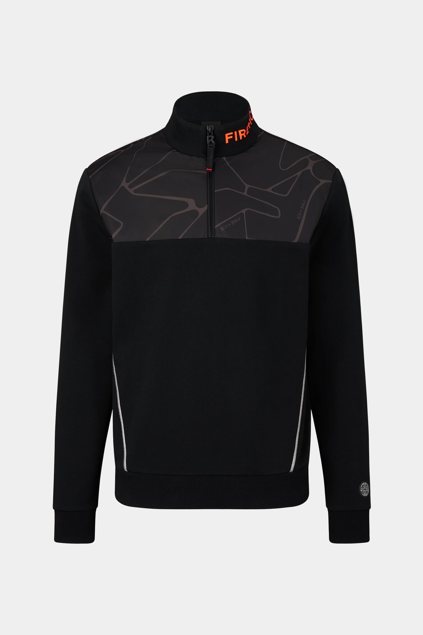 Majan Half-zip sweatshirt in Black - 1