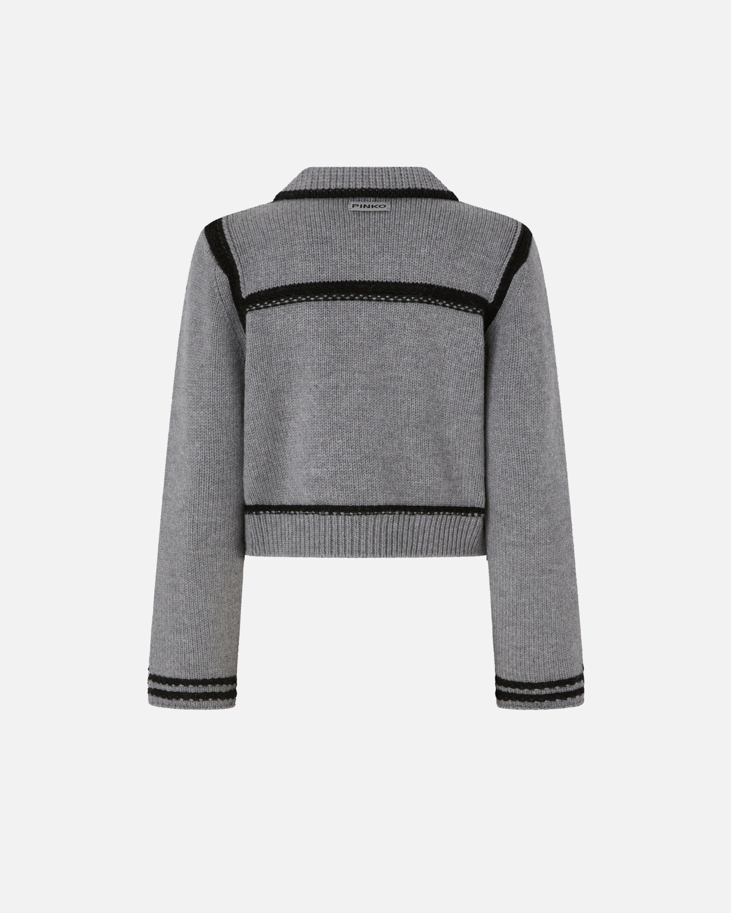 PREPPY-STYLE CARDIGAN - 2
