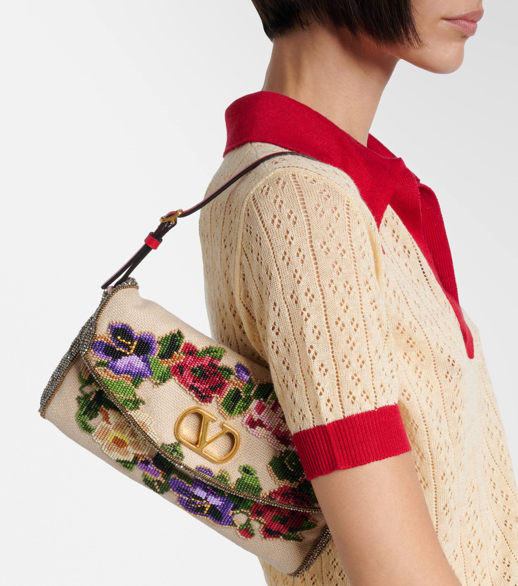 Vain Soft Small beaded shoulder bag - 7
