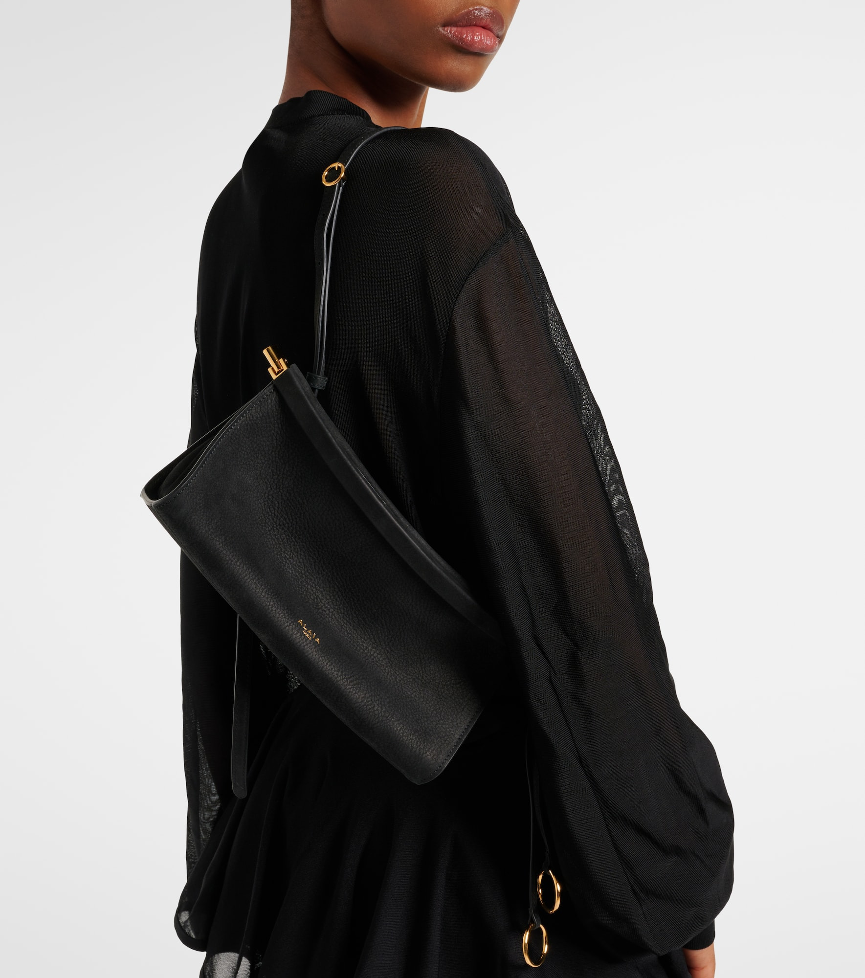 Curve Medium leather shoulder bag - 2