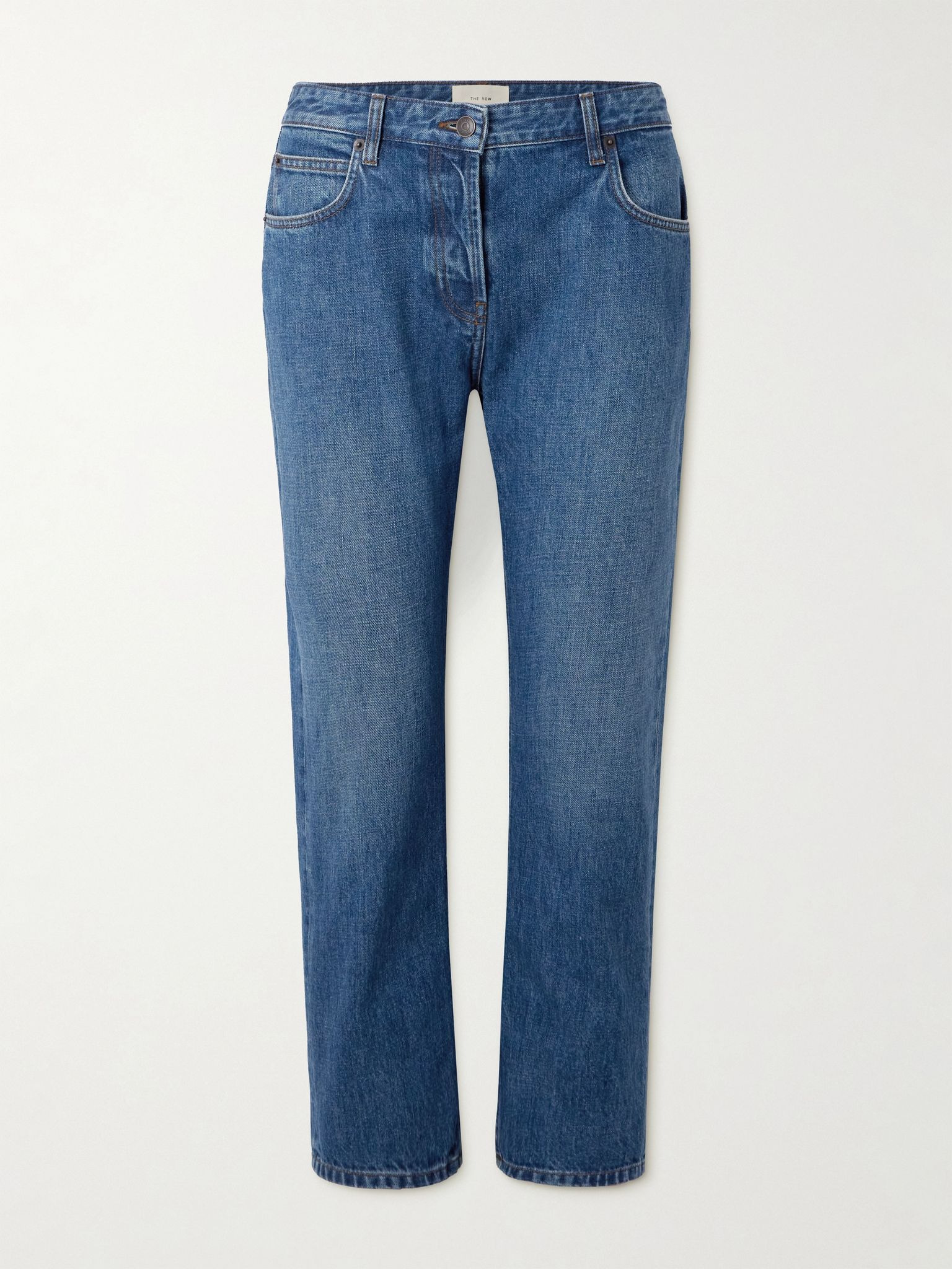 Riaco mid-rise straight-leg jeans Blue - 1
