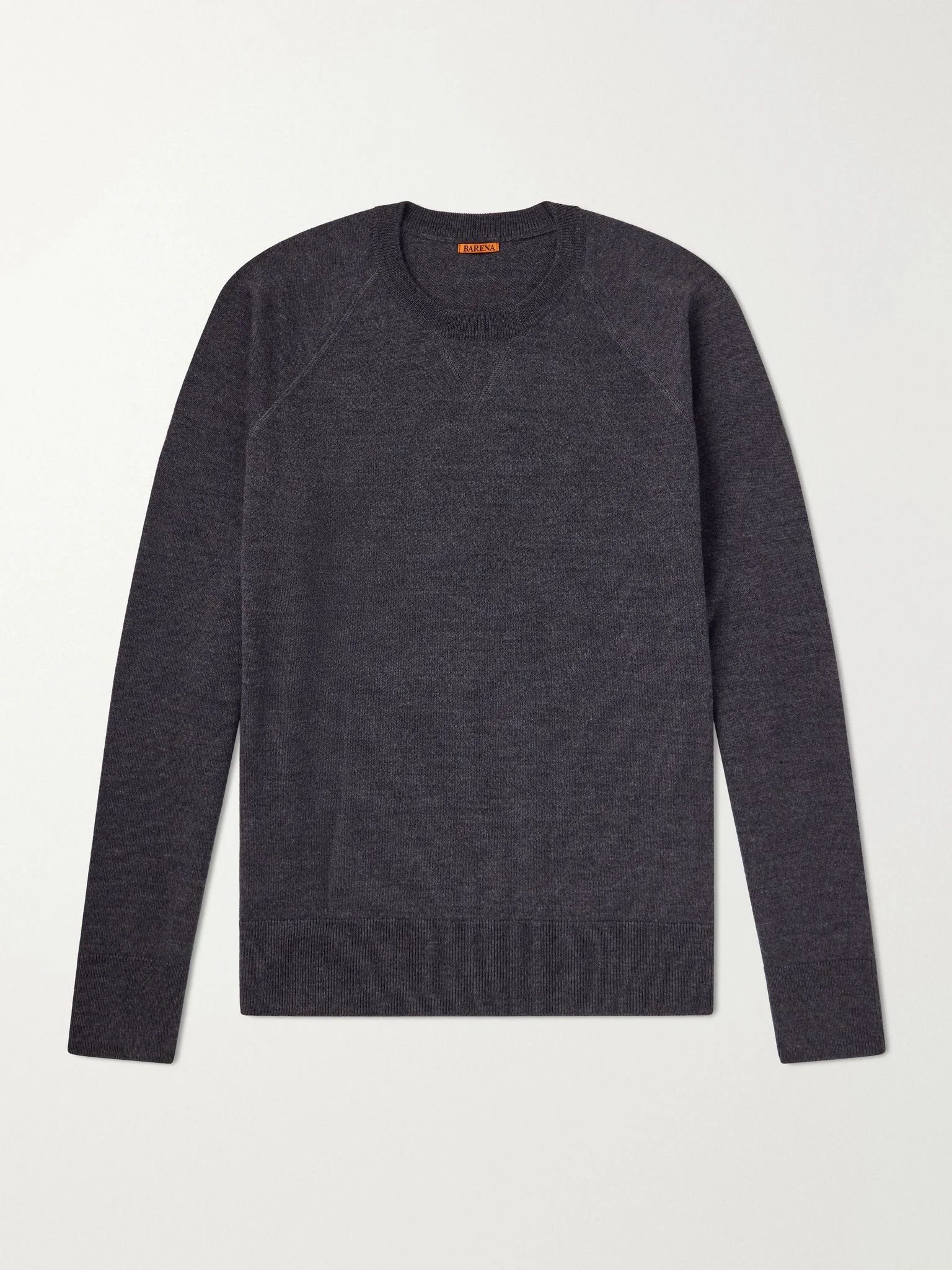 Merino Wool Sweater Gray - 1