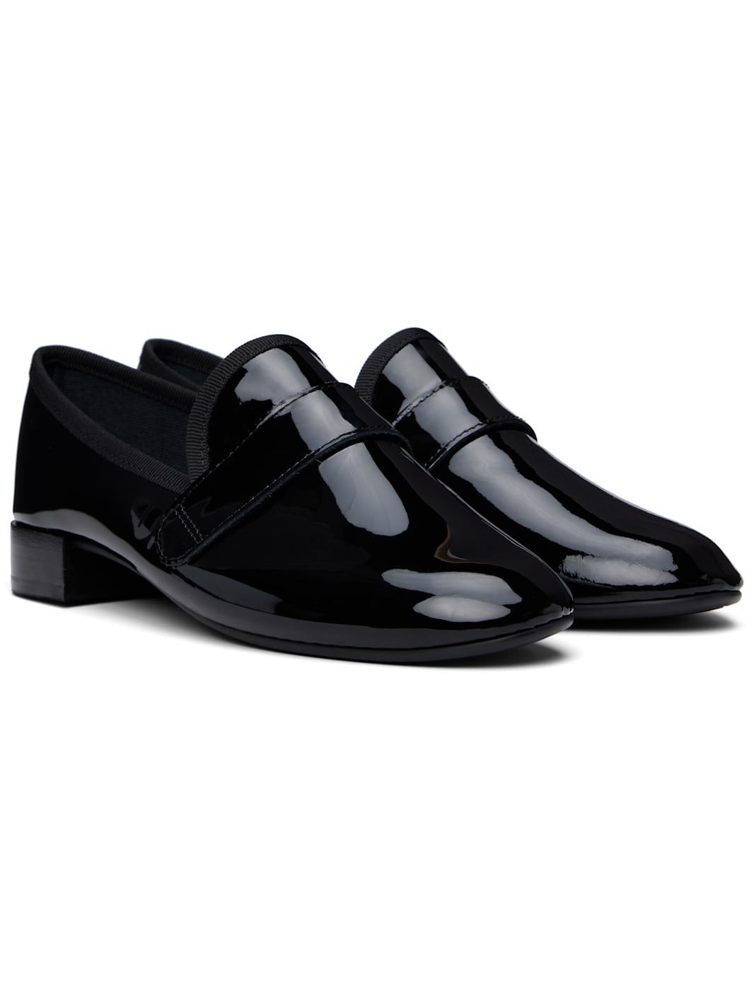 Black Michael Rubber Sole Loafers - 4