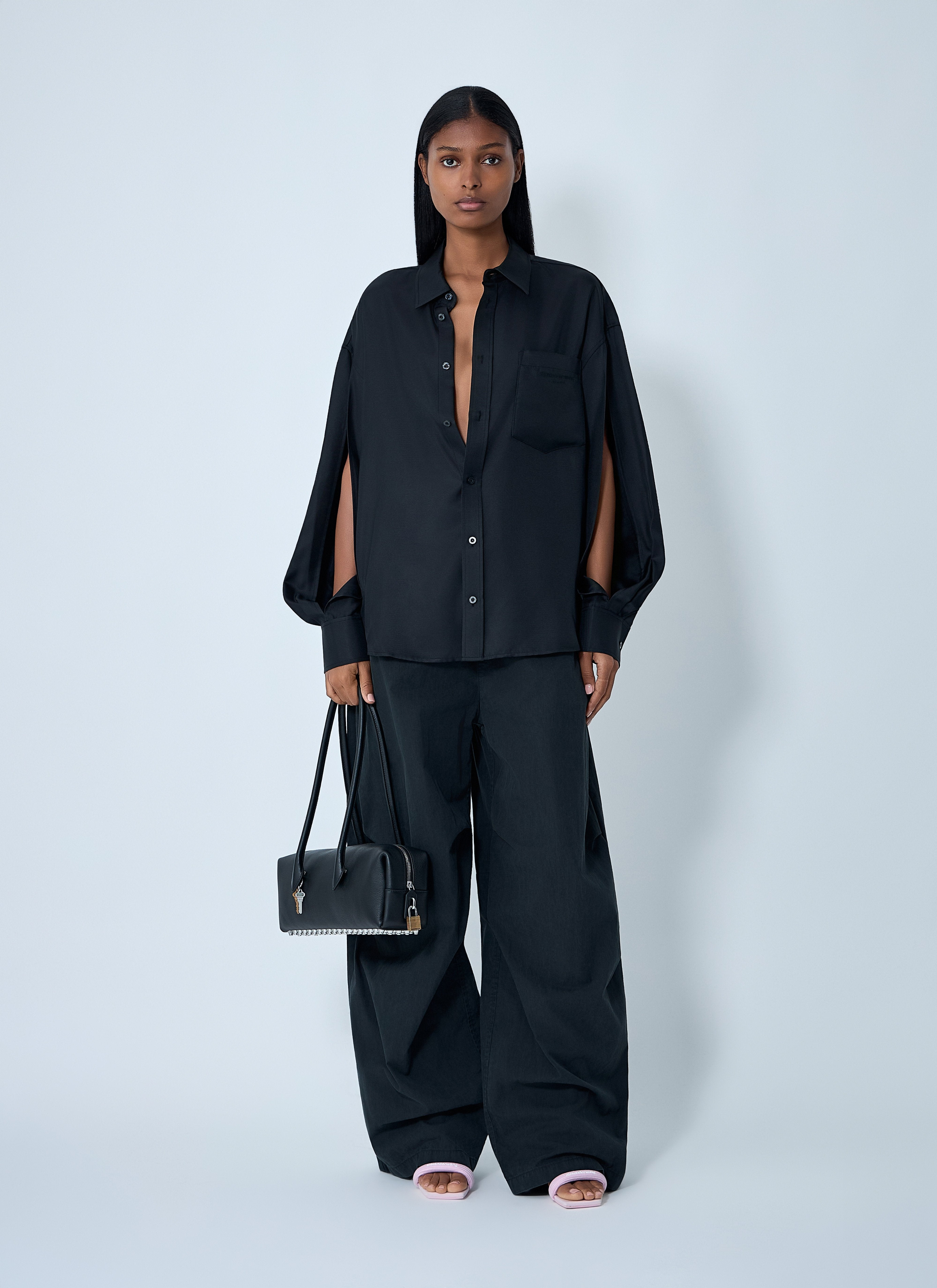 Alexander Wang Women Logo Motif Elasticated Pants - 2