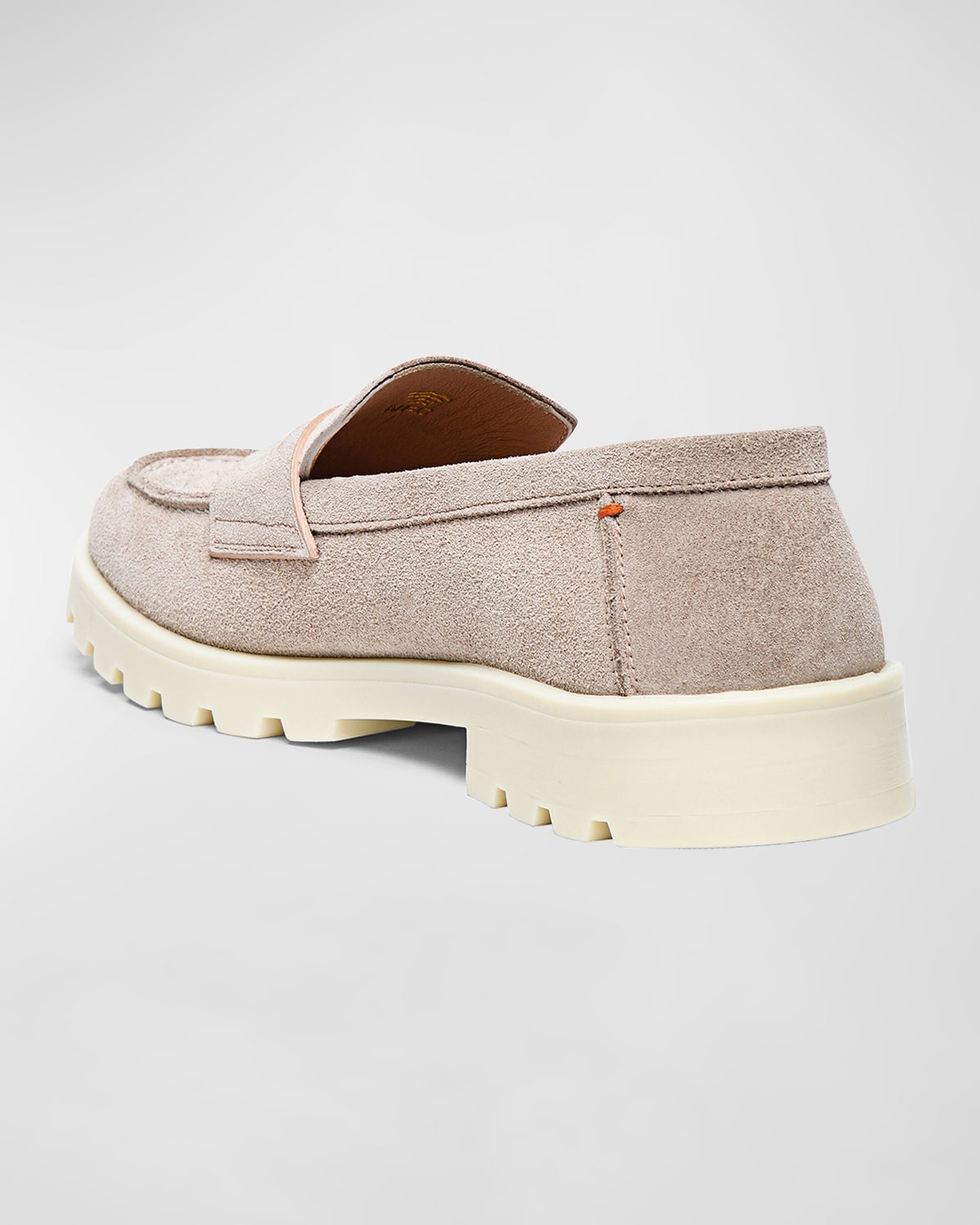 Suede Casual Flat Loafers - 3