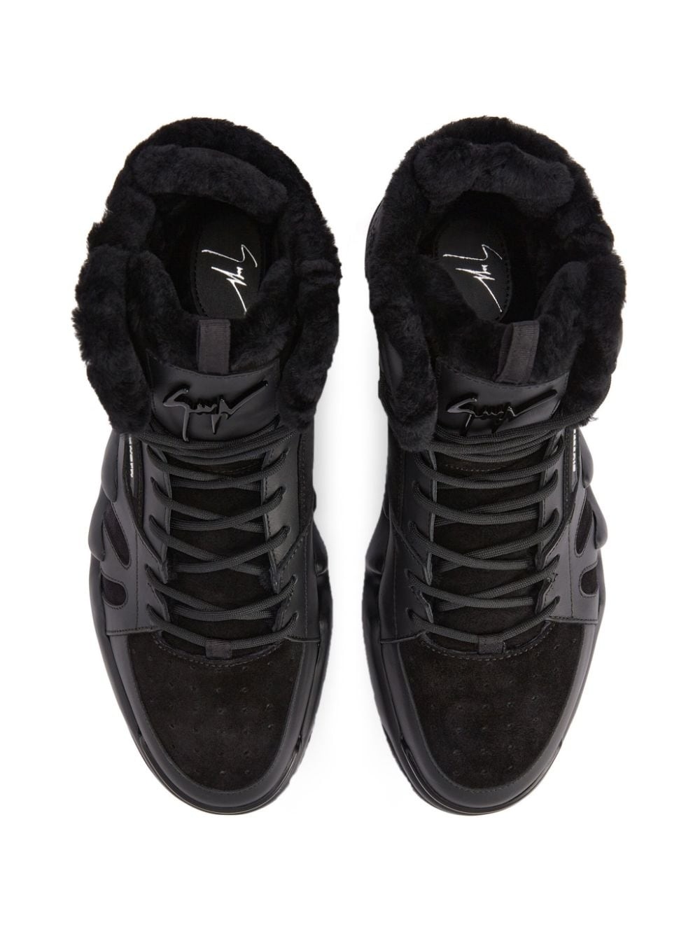 Talon Winter panelled leather sneakers - 4
