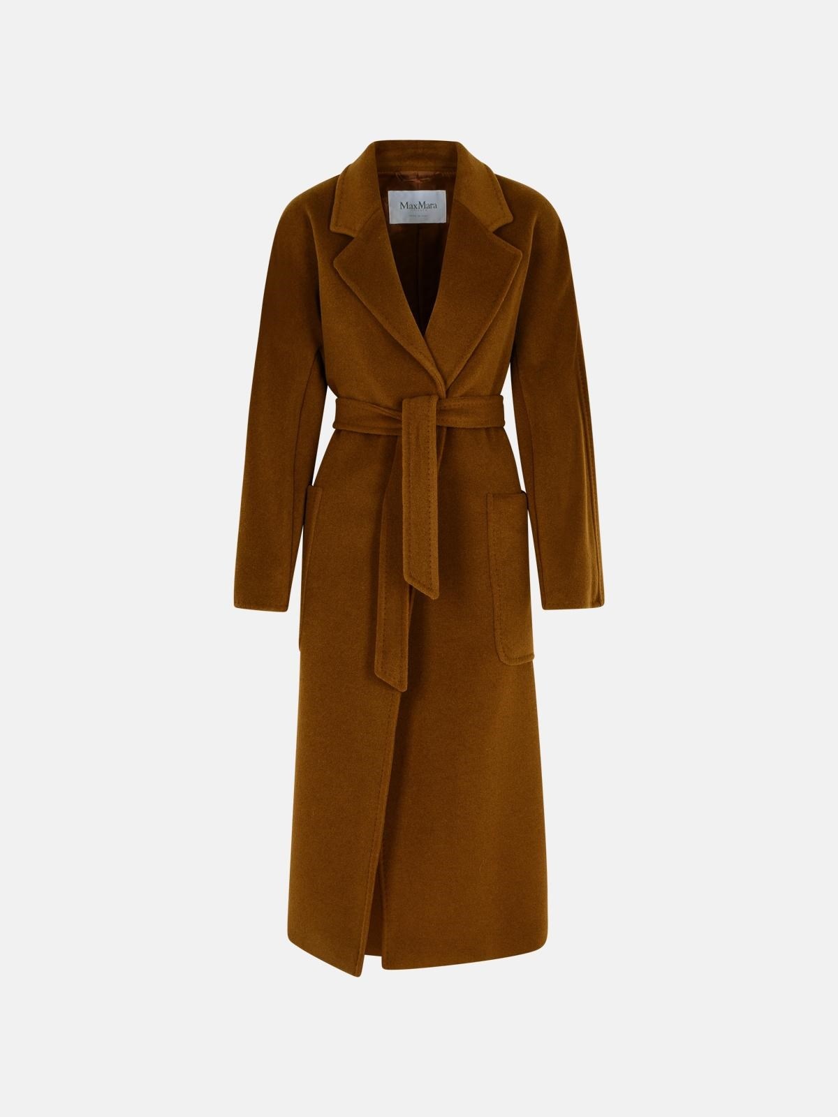 'ATTUALE1234' BROWN CAMEL COAT - 1