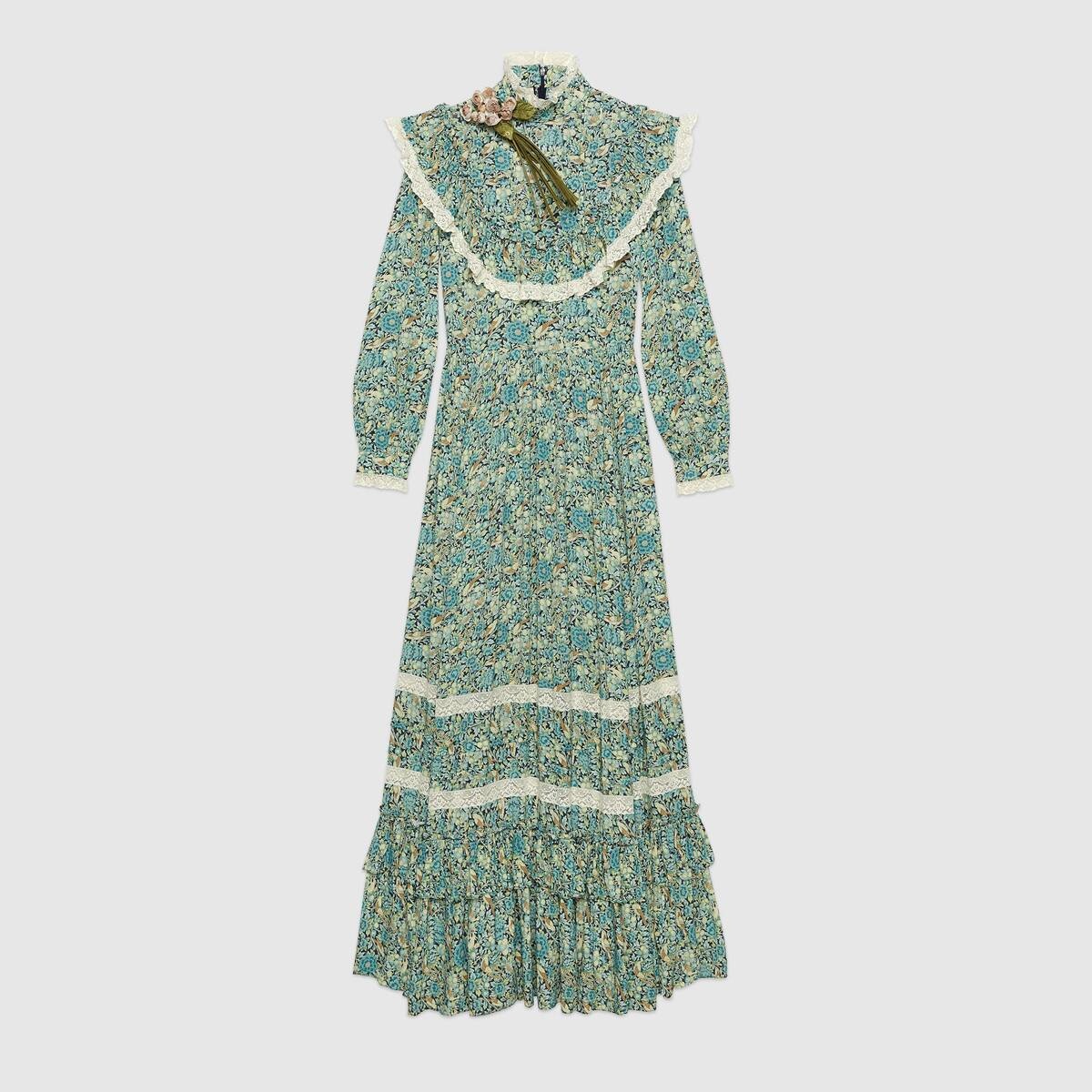 Gucci Liberty floral crêpe maxi dress - 5