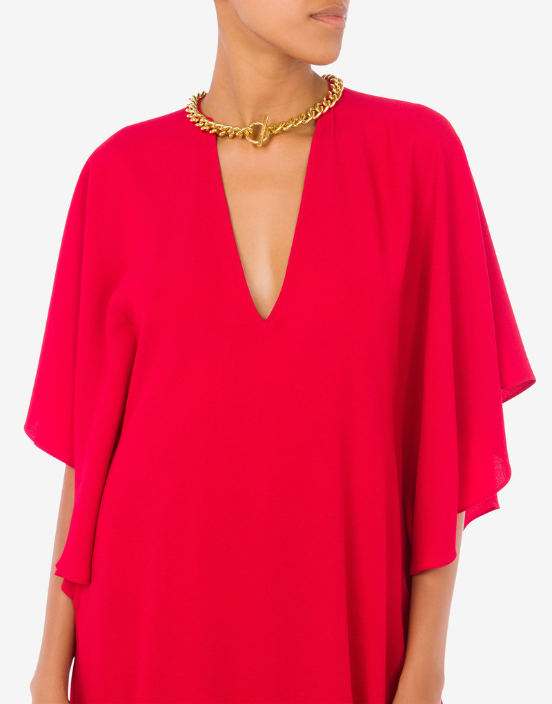 CHAIN & HEART ENVERS SATIN DRESS 4