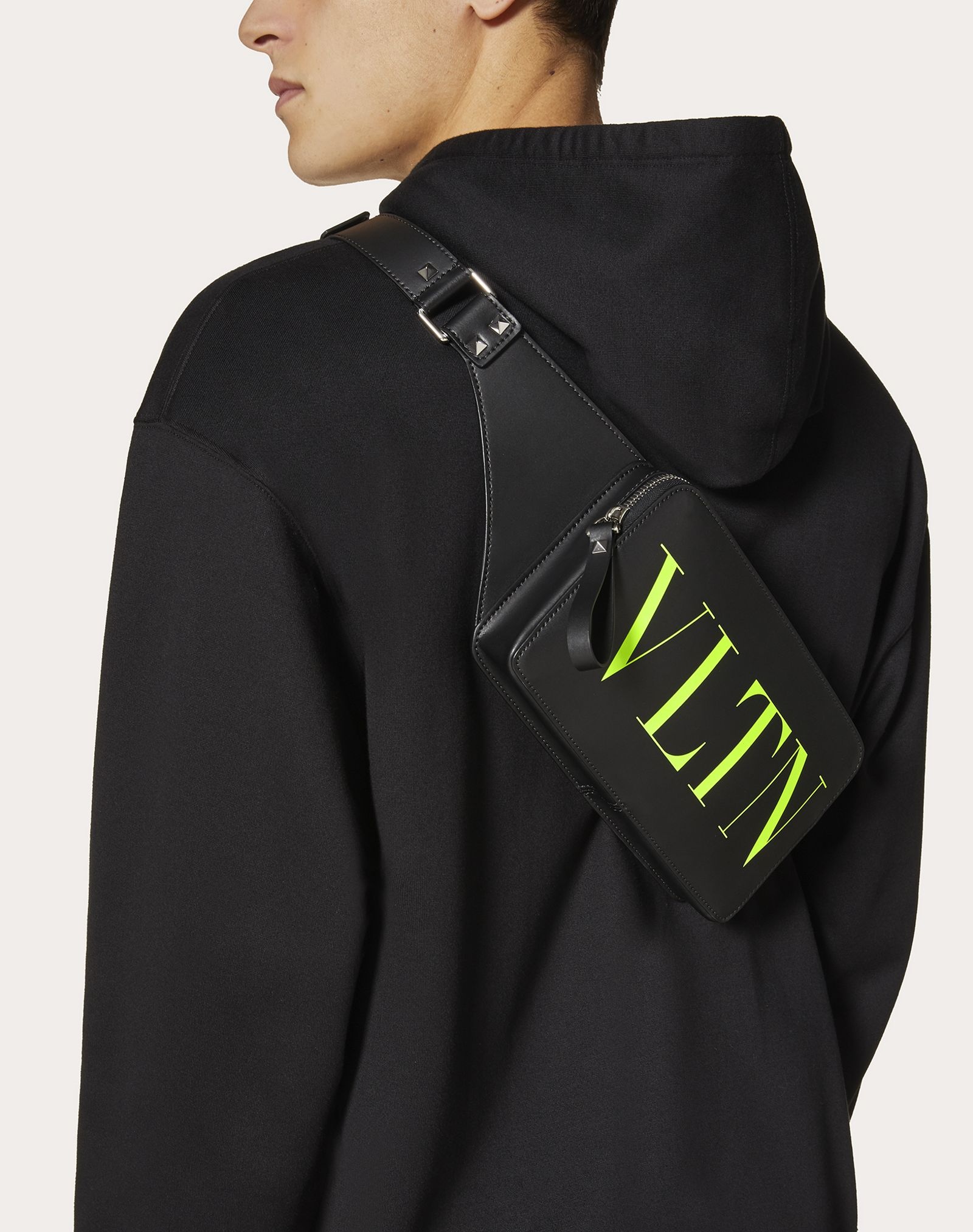 VLTN Leather Belt Bag - 6