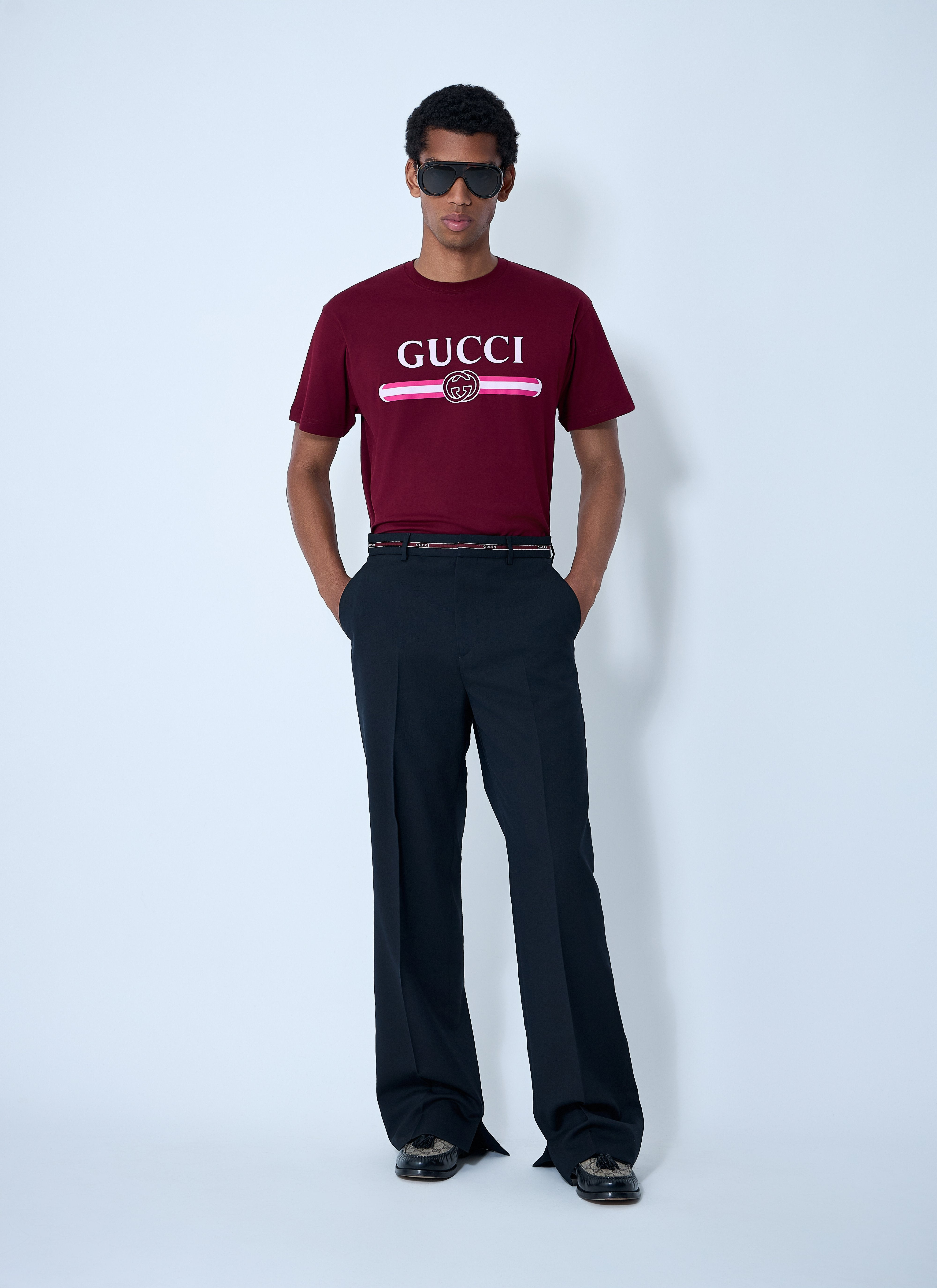 Gucci Men Tailored Wool Pants - 2