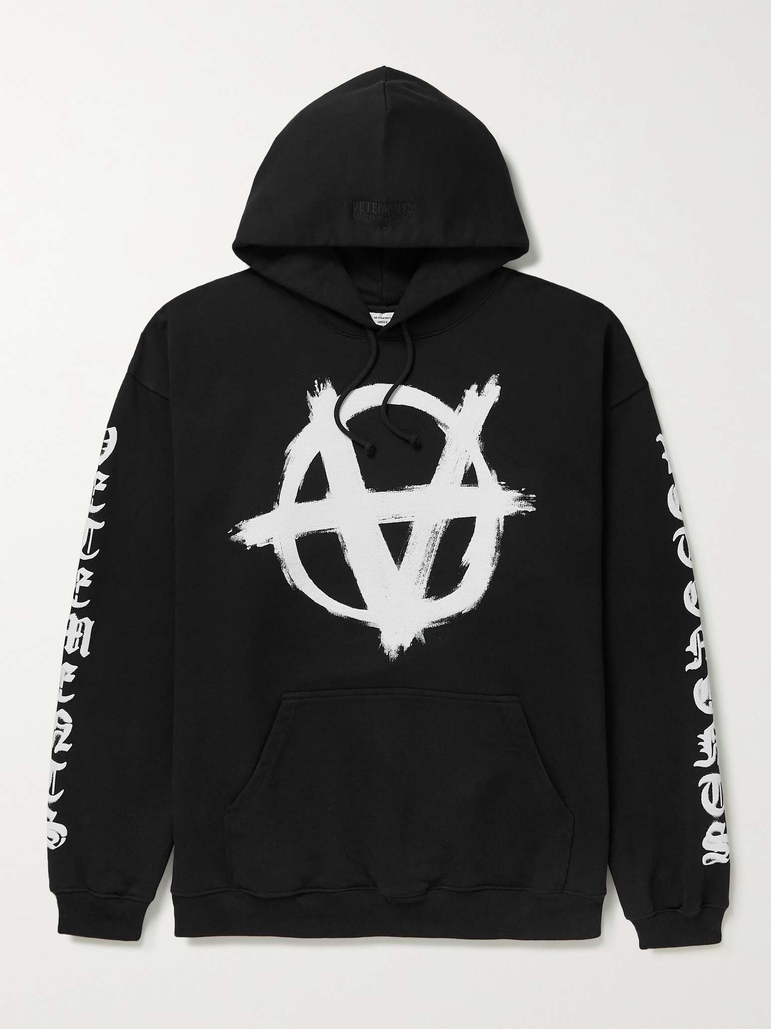 Logo-Print Cotton-Blend Jersey Hoodie - 1