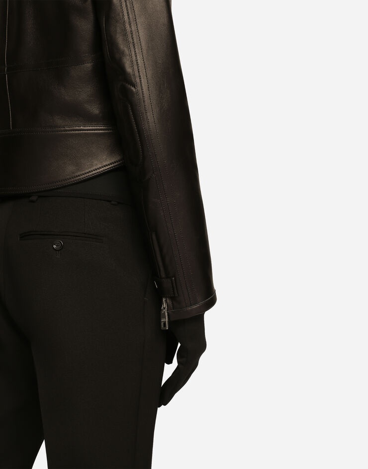 Nappa leather biker jacket - 5