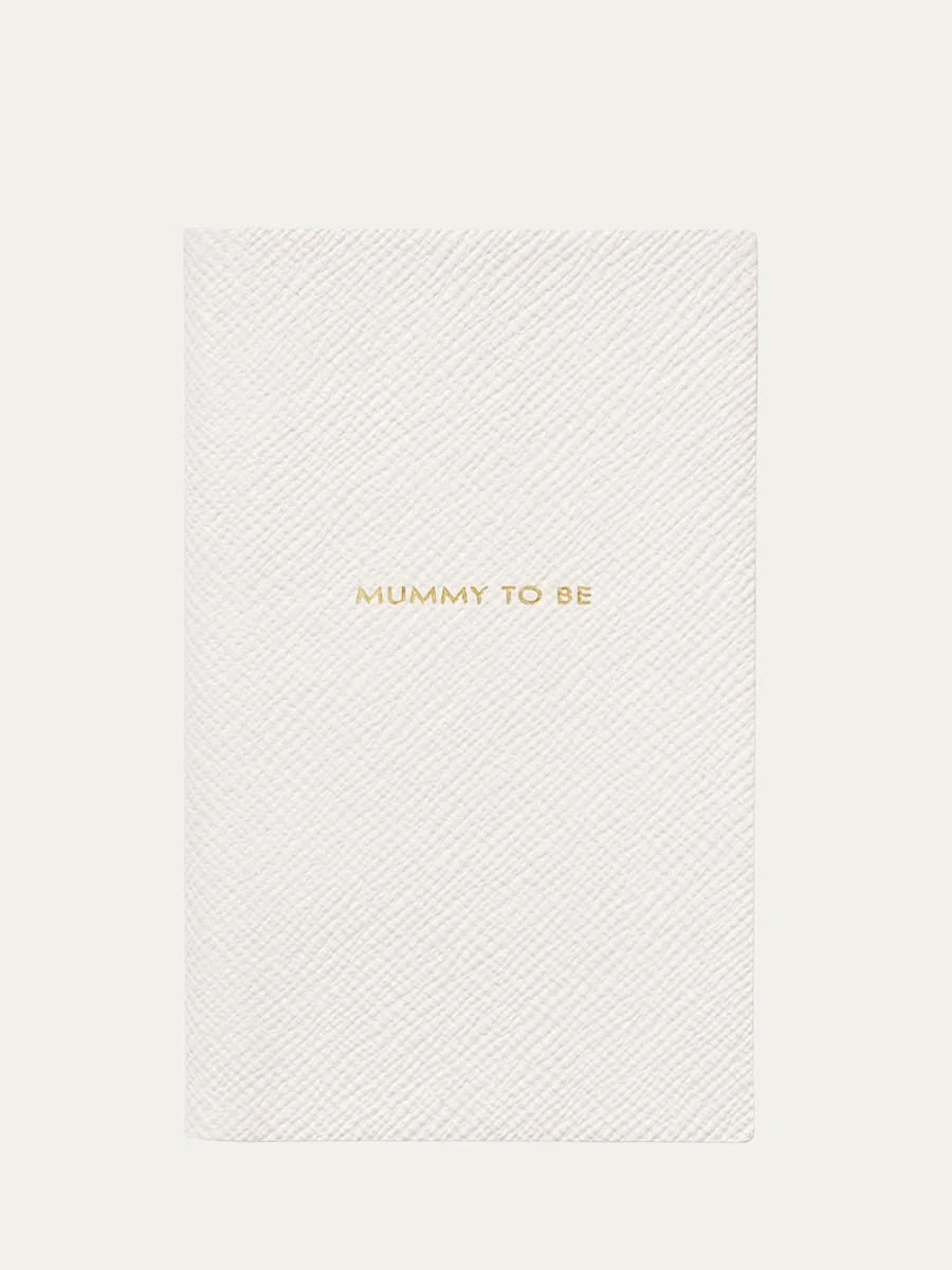 "Mummy To Be" Panama Leather Pocket Notebook - 1