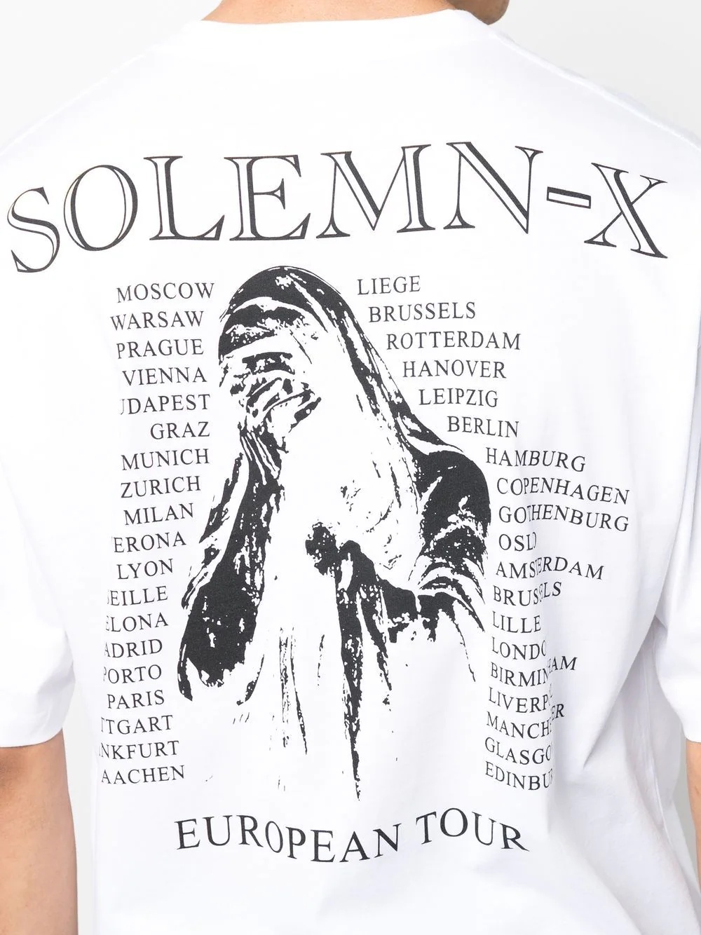 Solemn X oversized graphic-print T-shirt - 5