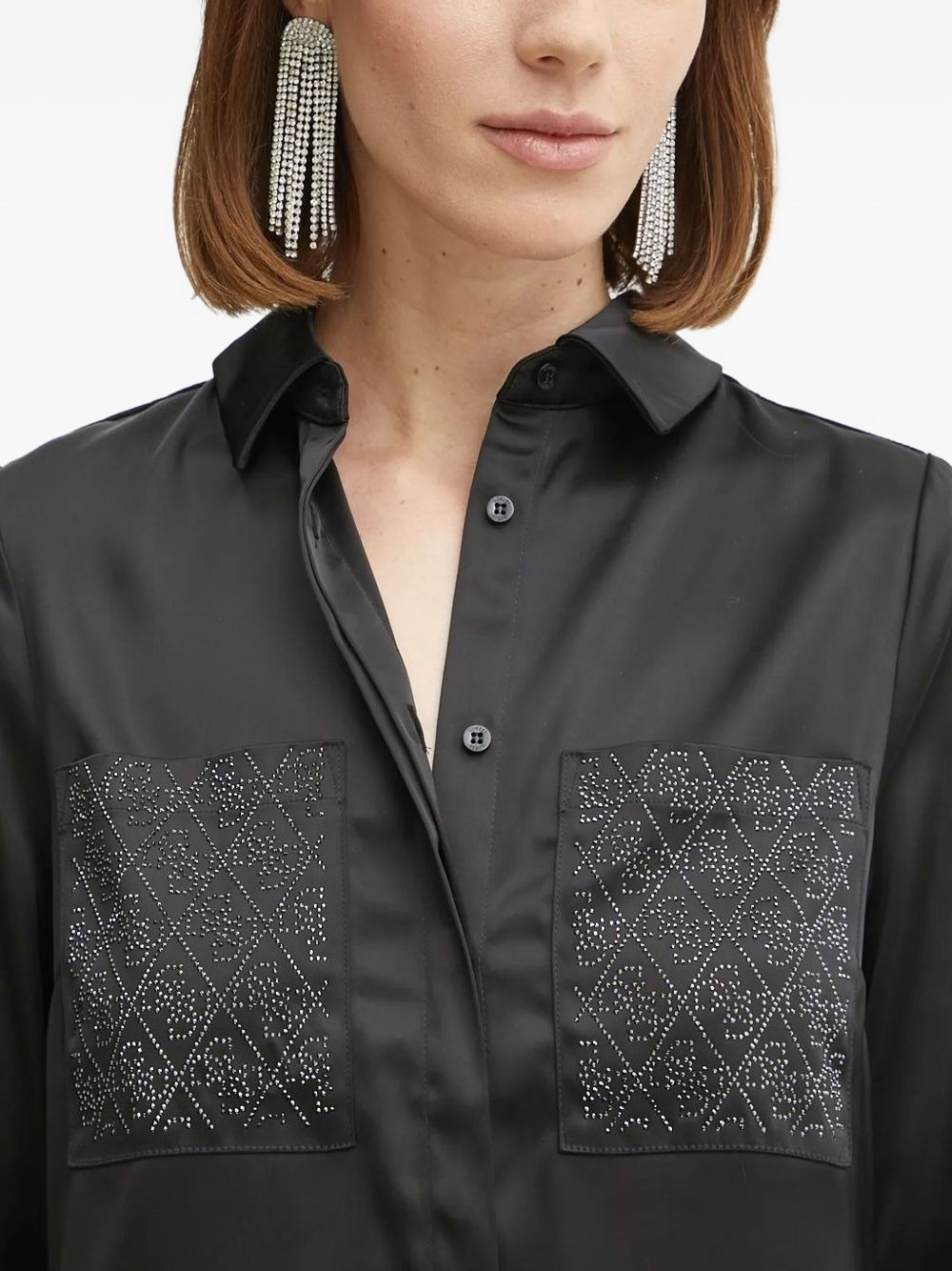 embellished-pocket shirt - 3
