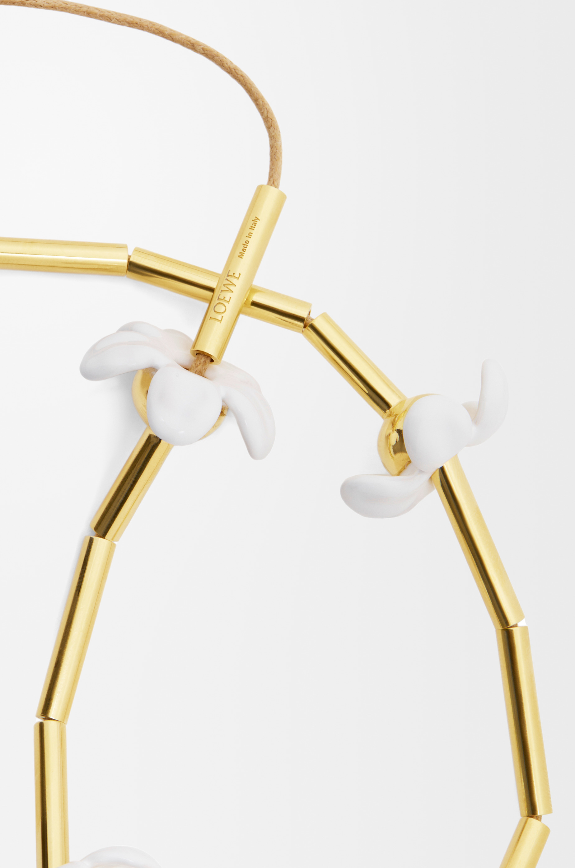 Flor necklace in sterling silver and enamel - 2