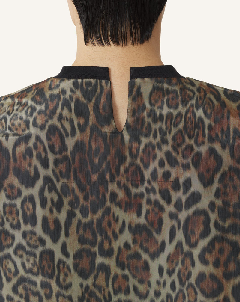 REVERSIBLE PRINTED T-SHIRT IN COTTON AND TAFFETA 7