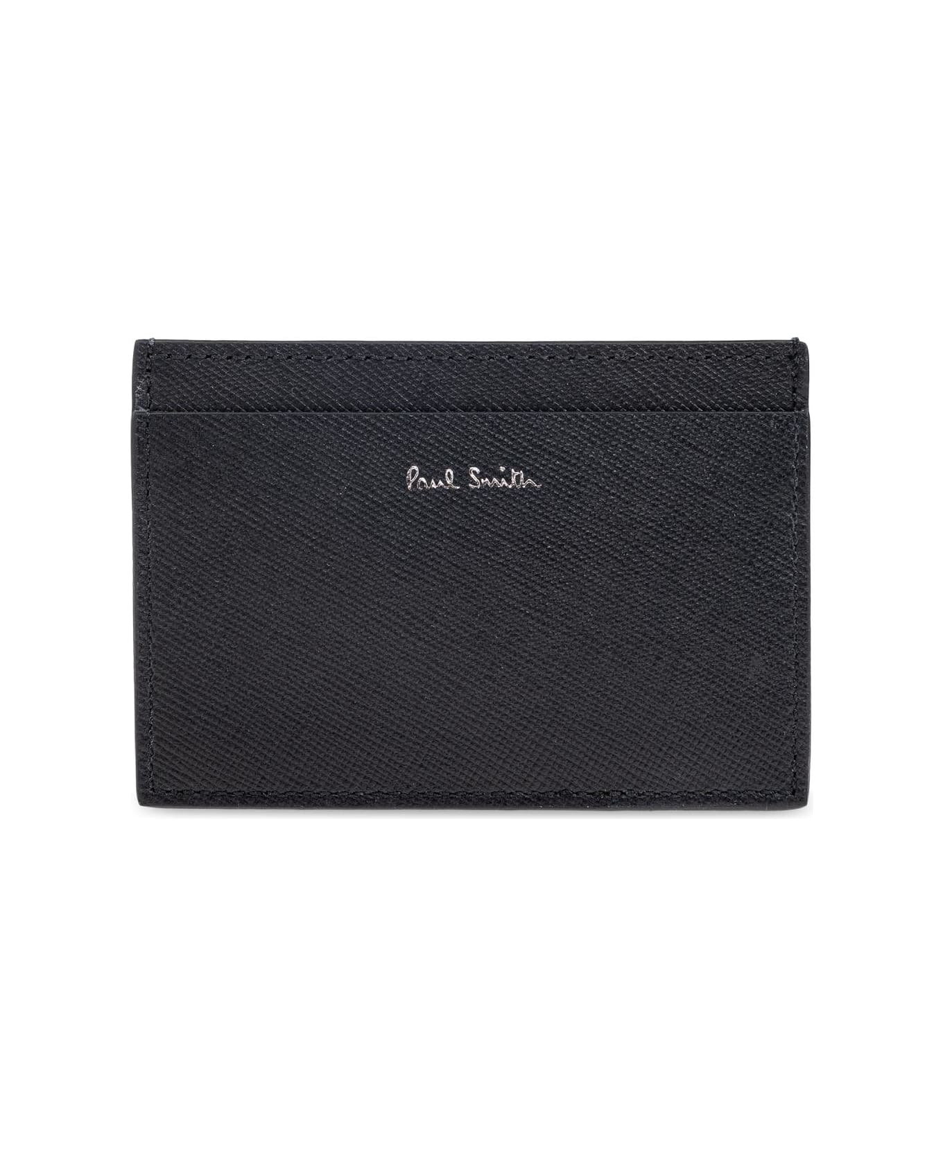 Paul Smith Leather Card Holder With Print - 1