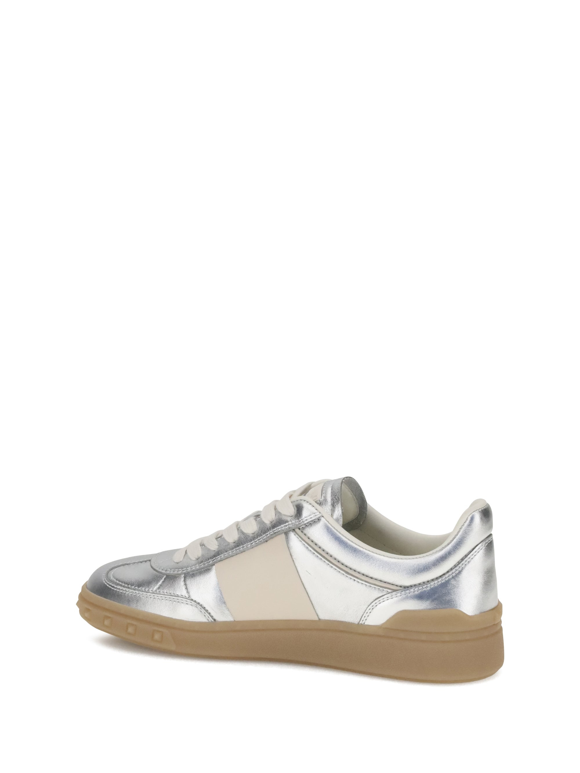 Valentino Garavani Women Laminated Leather Upvillage Sneakers - 3