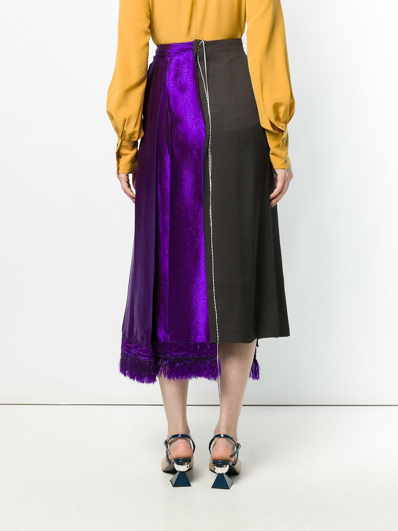 asymmetric wrap front skirt 4