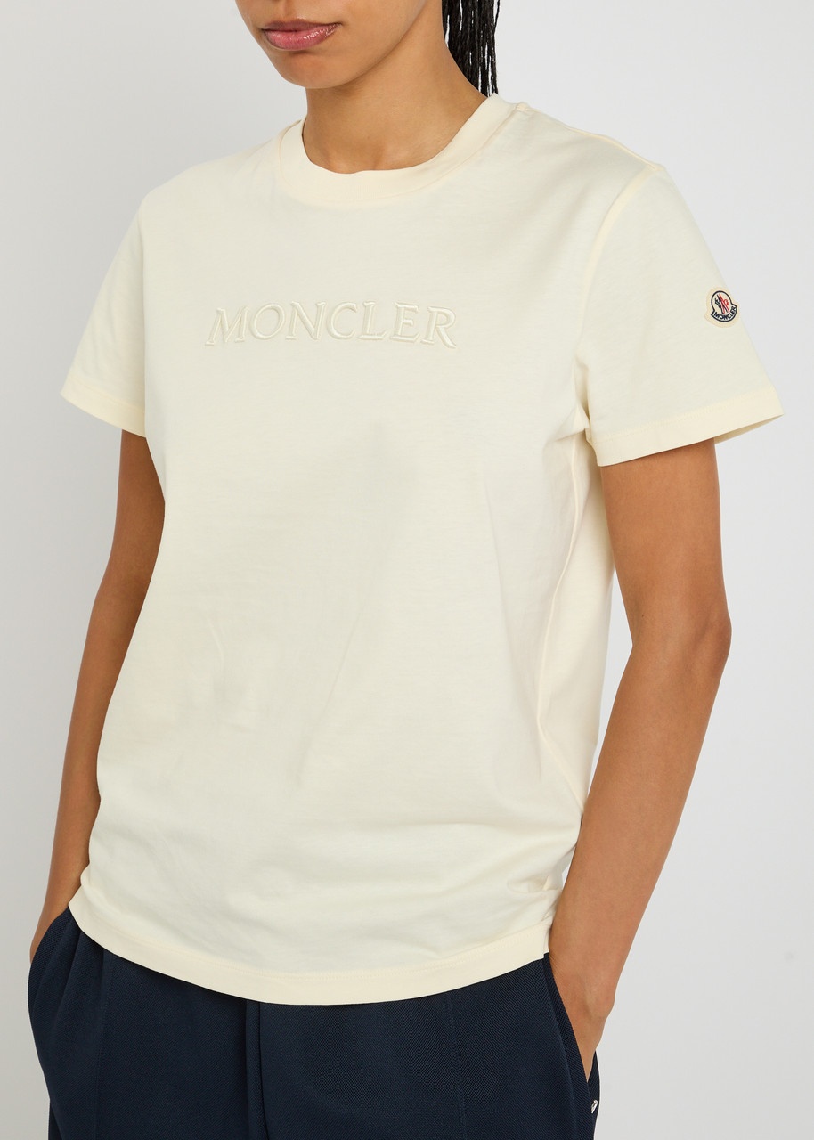 Moncler Logo-embroidered Cotton T-shirt - 5