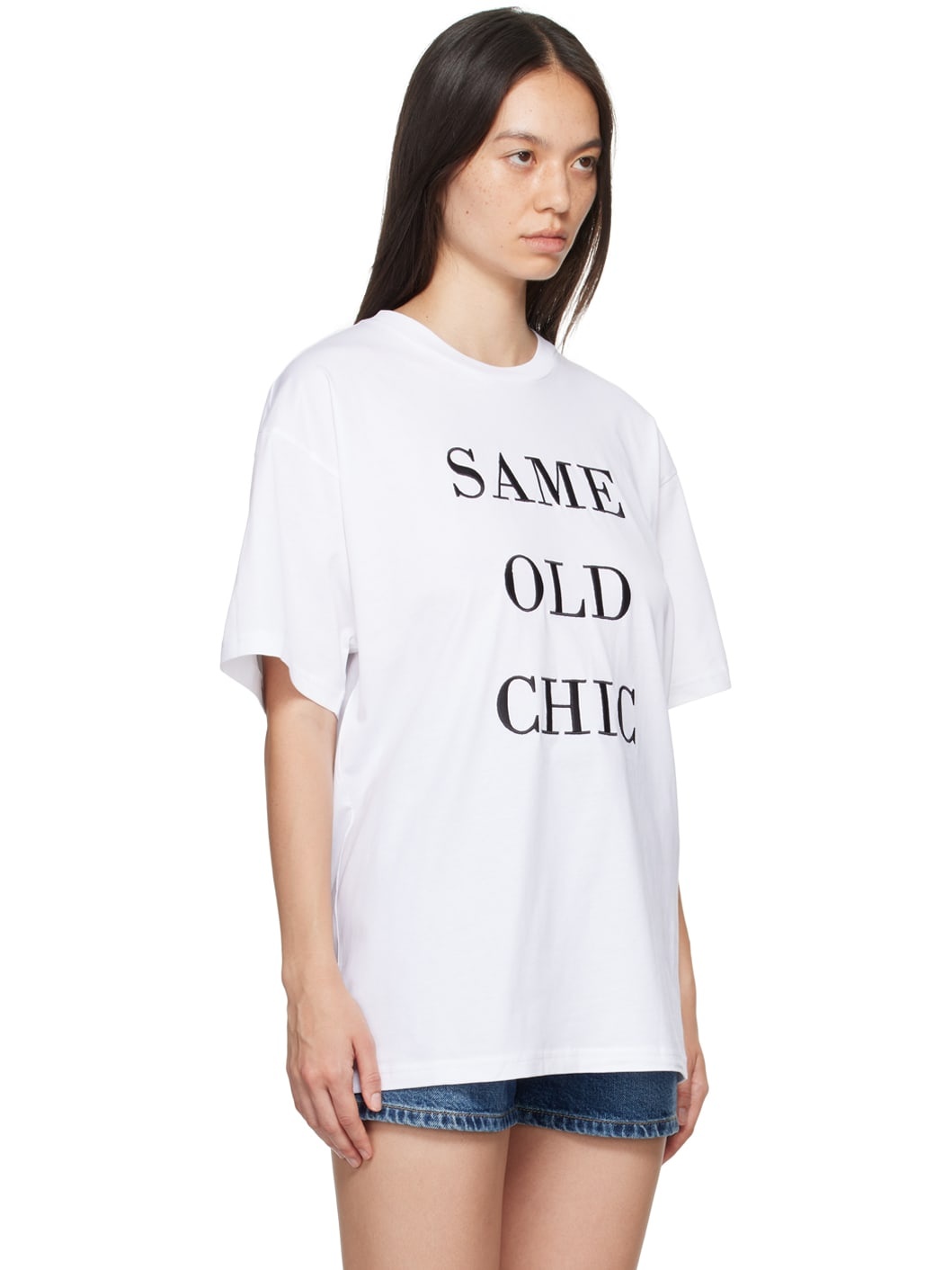 White 'Same Old Chic' T-Shirt - 2