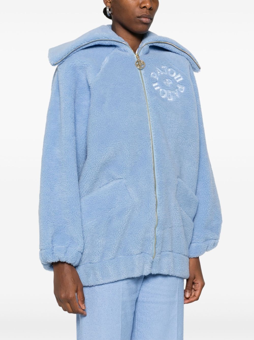 shearling bomber jacket - 3