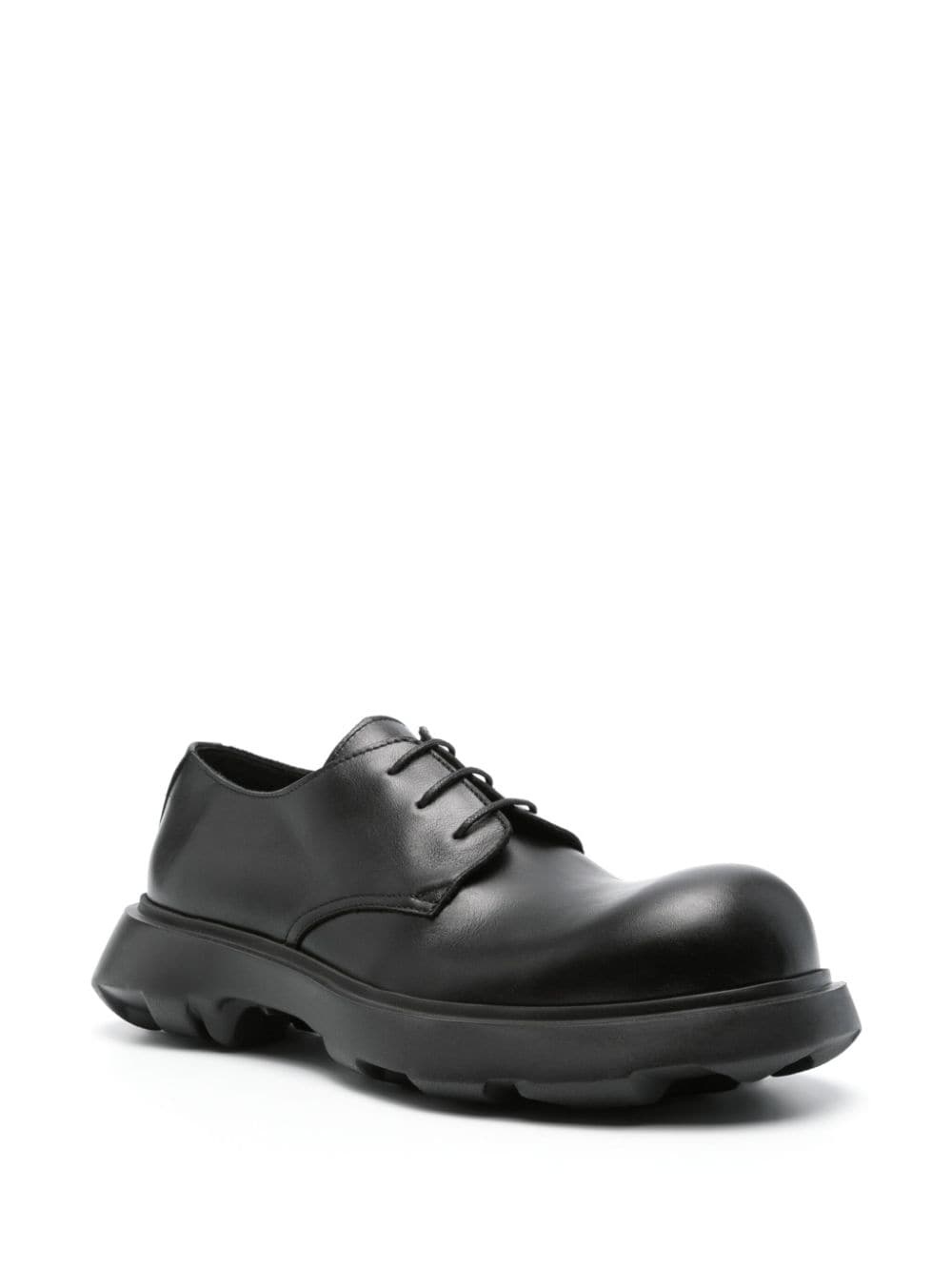leather derby shoes - 2
