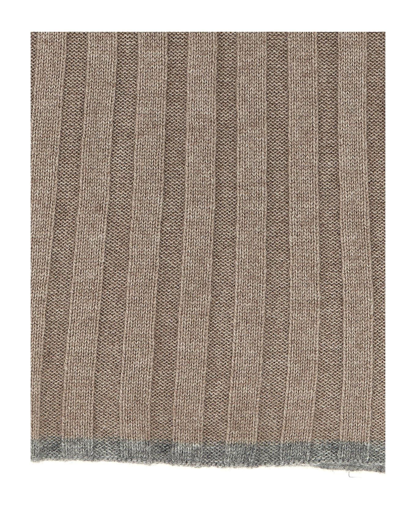 Ribbed Cashmere Scarf - 2