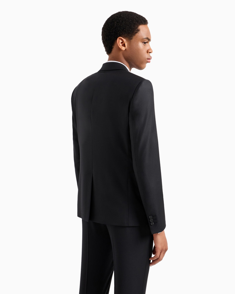 Single-breasted, virgin-wool jacket 3
