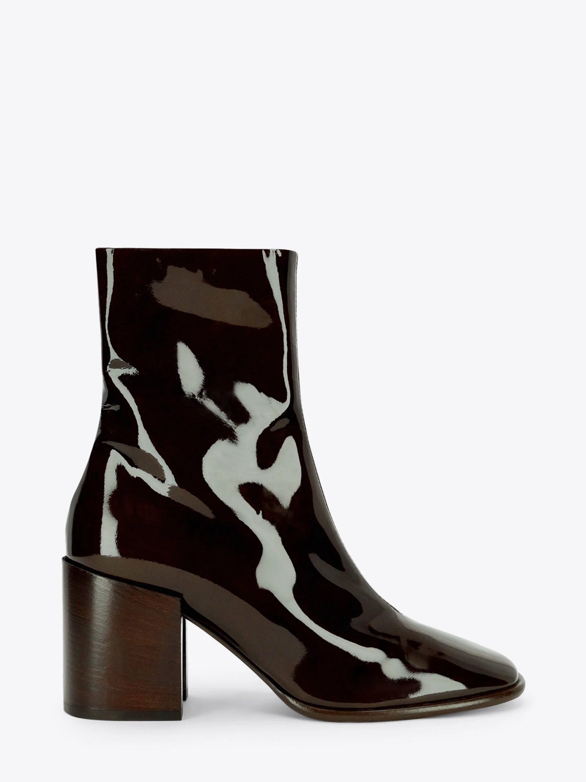 HEELED LEATHER BOOTS - 1