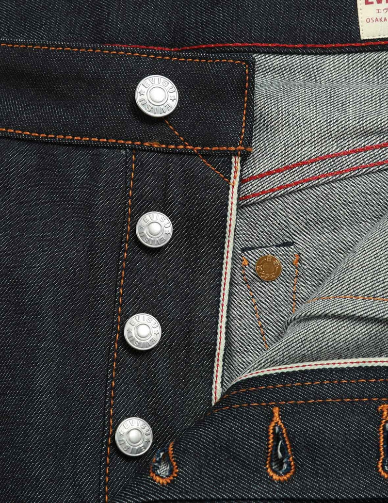 BROCADE SEAGULL AND KAMON APPLIQUÉ DENIM SHORTS 8