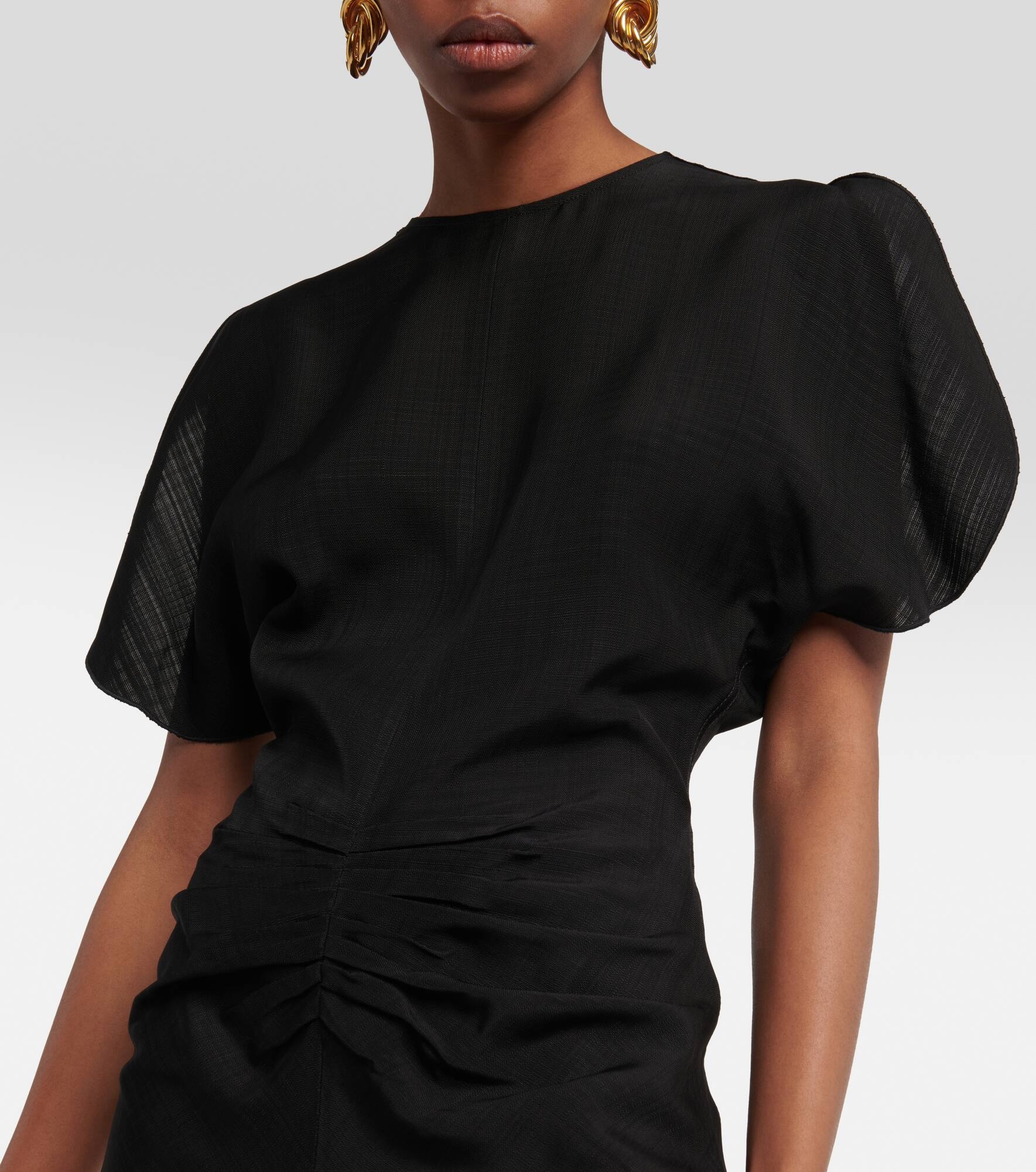 Crêpe midi dress - 4