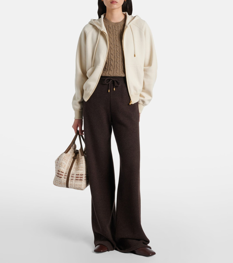 Loro Piana Viera cotton, silk, and cashmere hoodie outlook