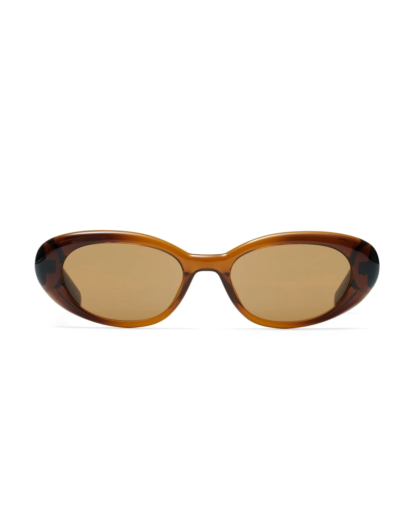 Oval Herringbone Sunglasses - 1