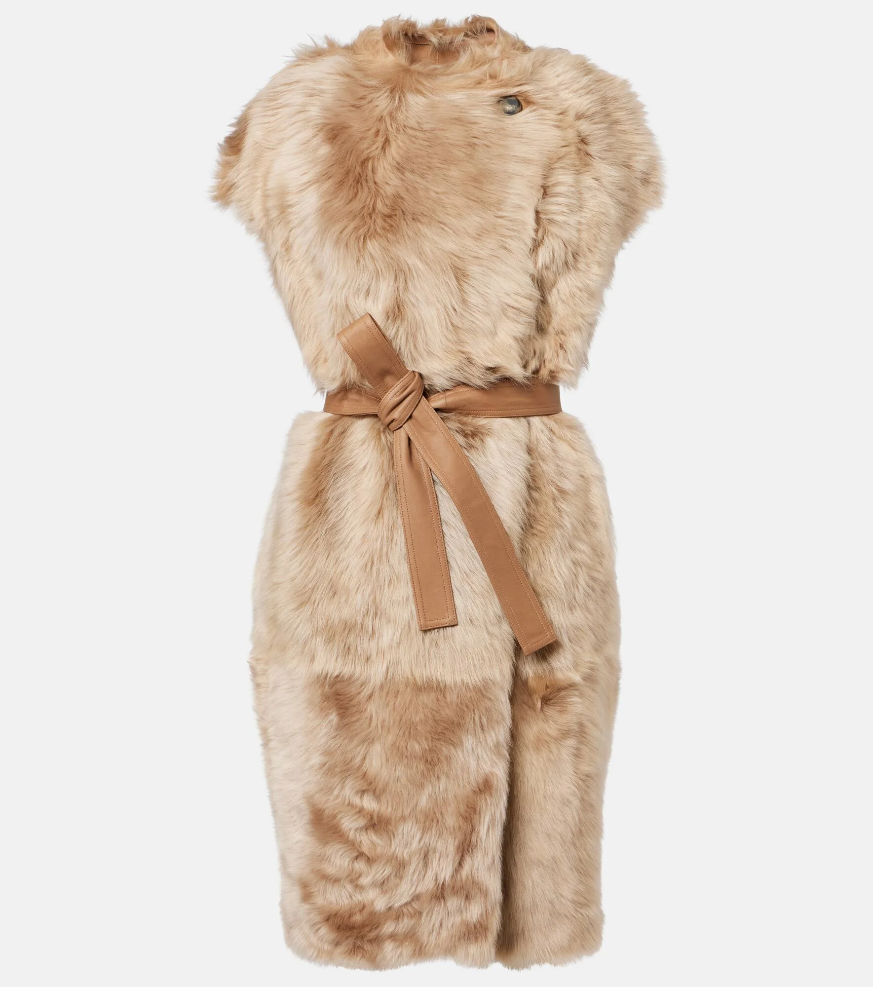 Reversible shearling coat - 1