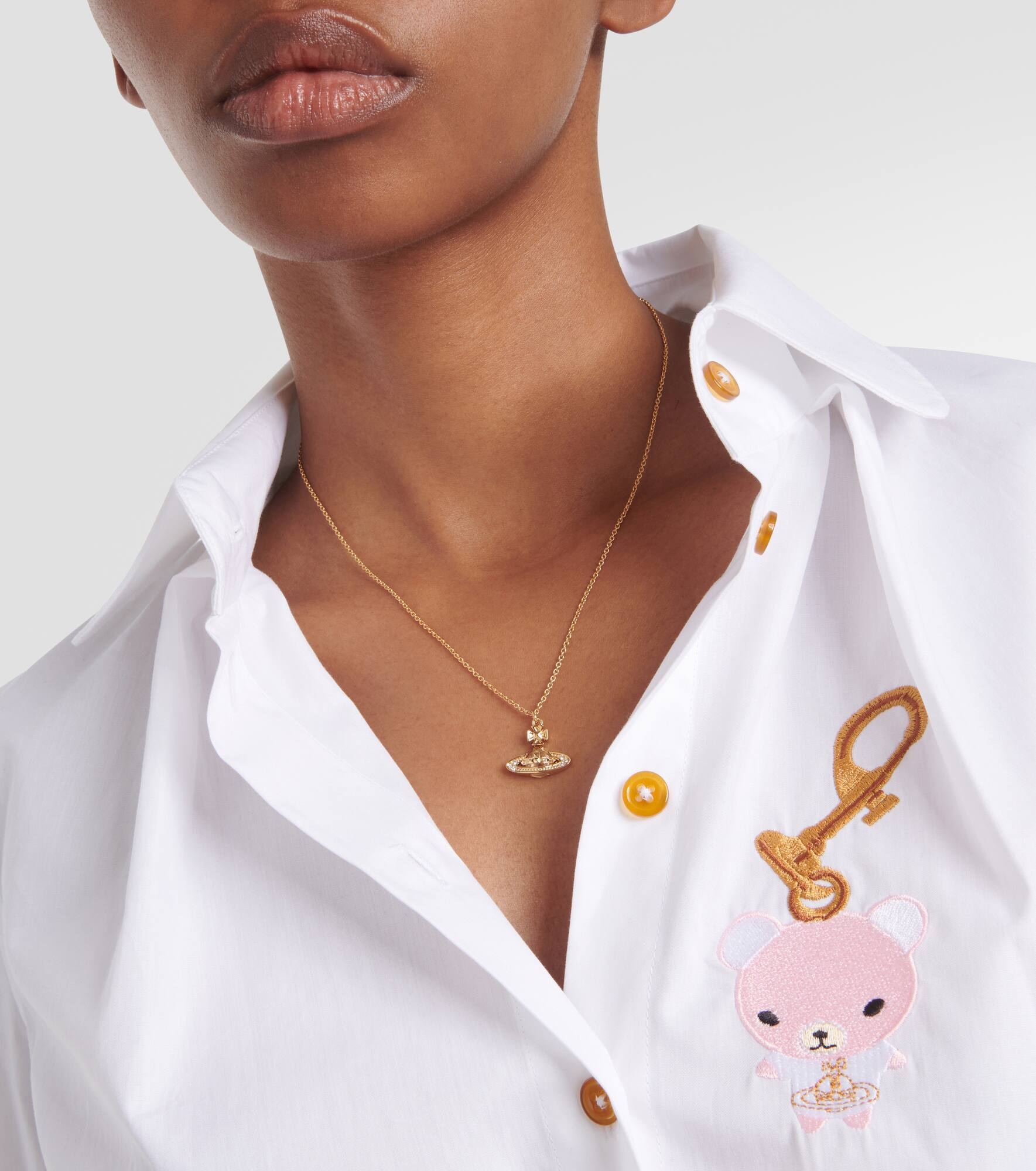 Pina crystal-embellished necklace - 3