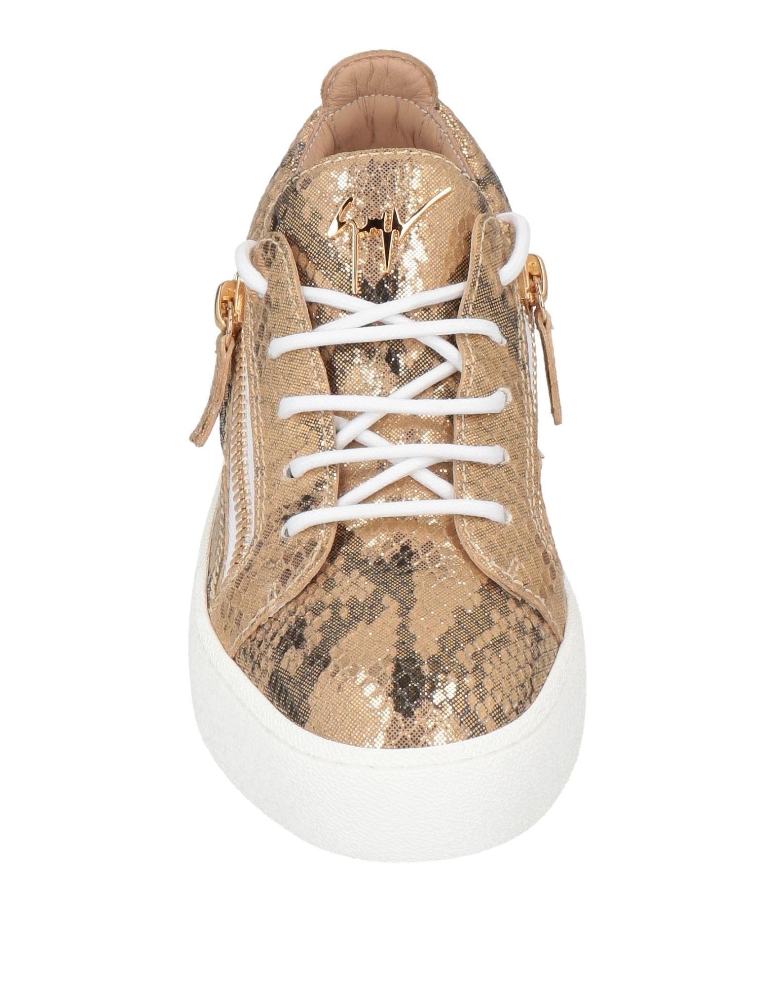 Gold Women's Sneakers - 4