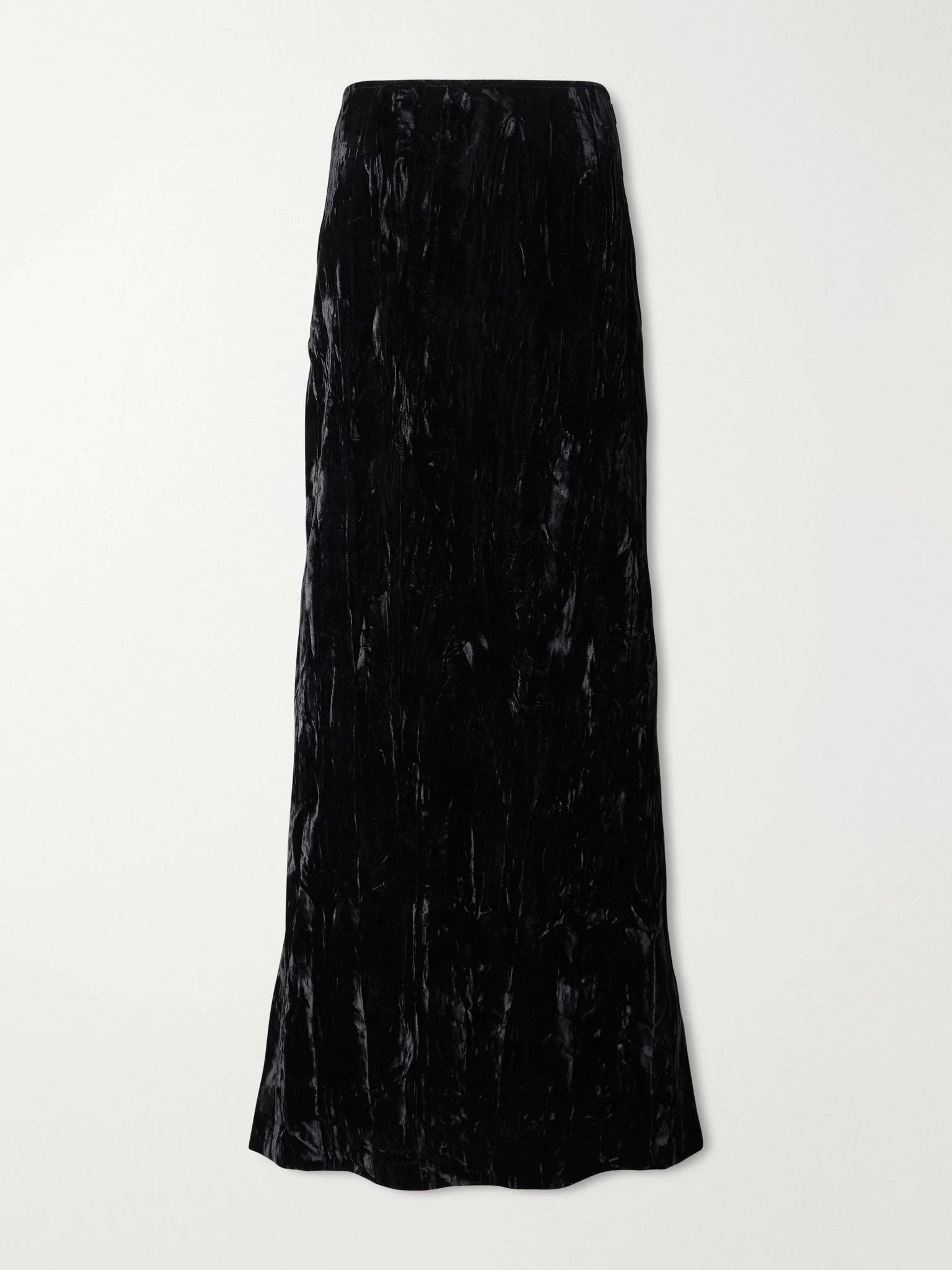 Velvet maxi skirt Black - 1
