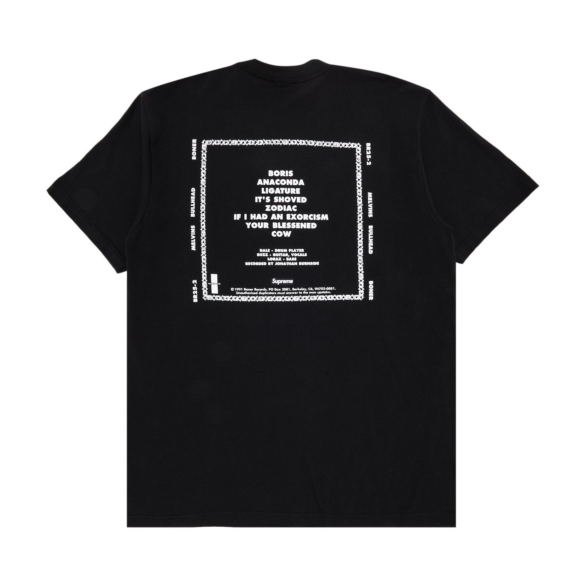Supreme x Melvins Bullhead Tee 'Black' - 2