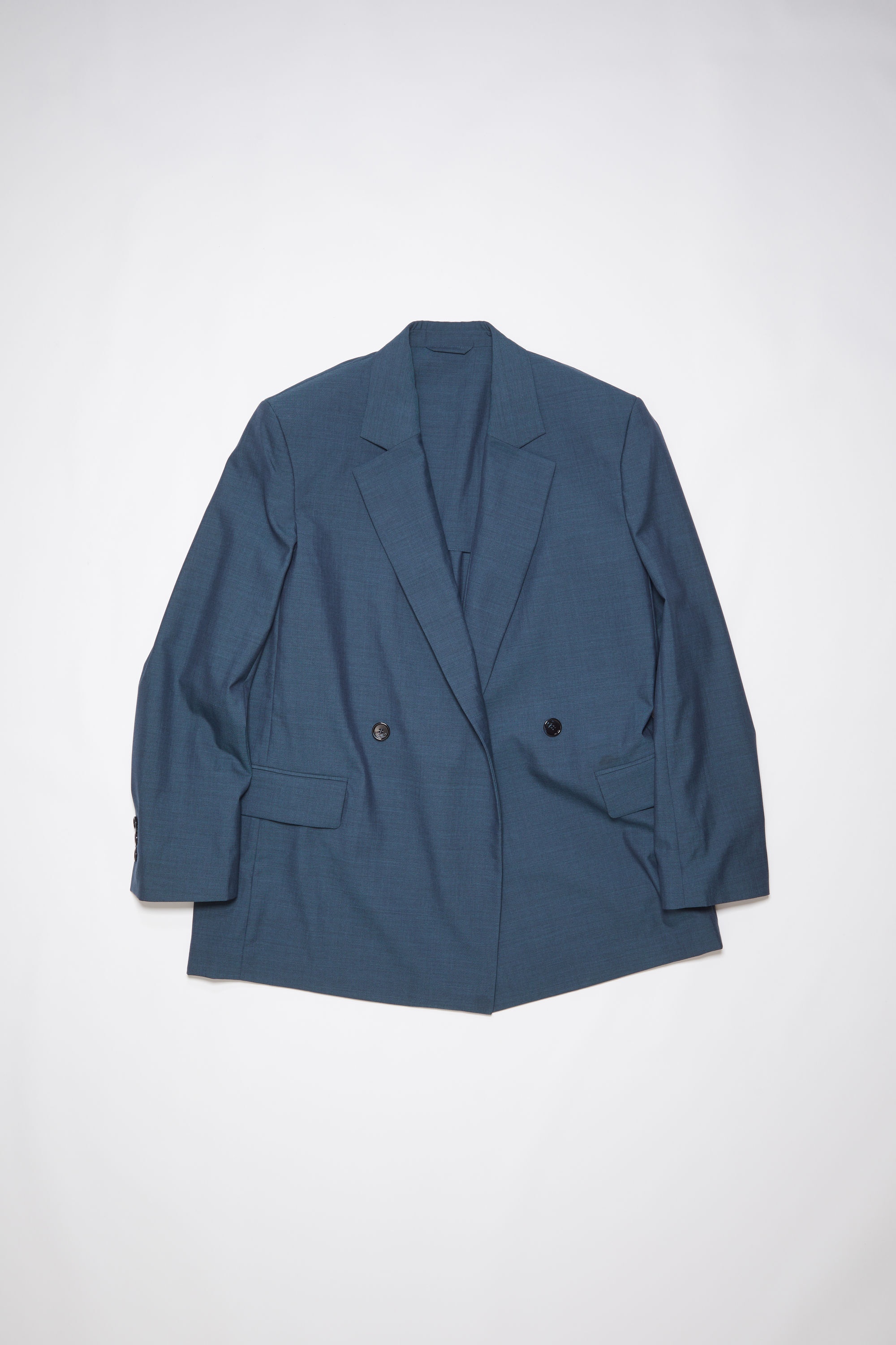 Double-breasted suit jacket - Teal blue - 7
