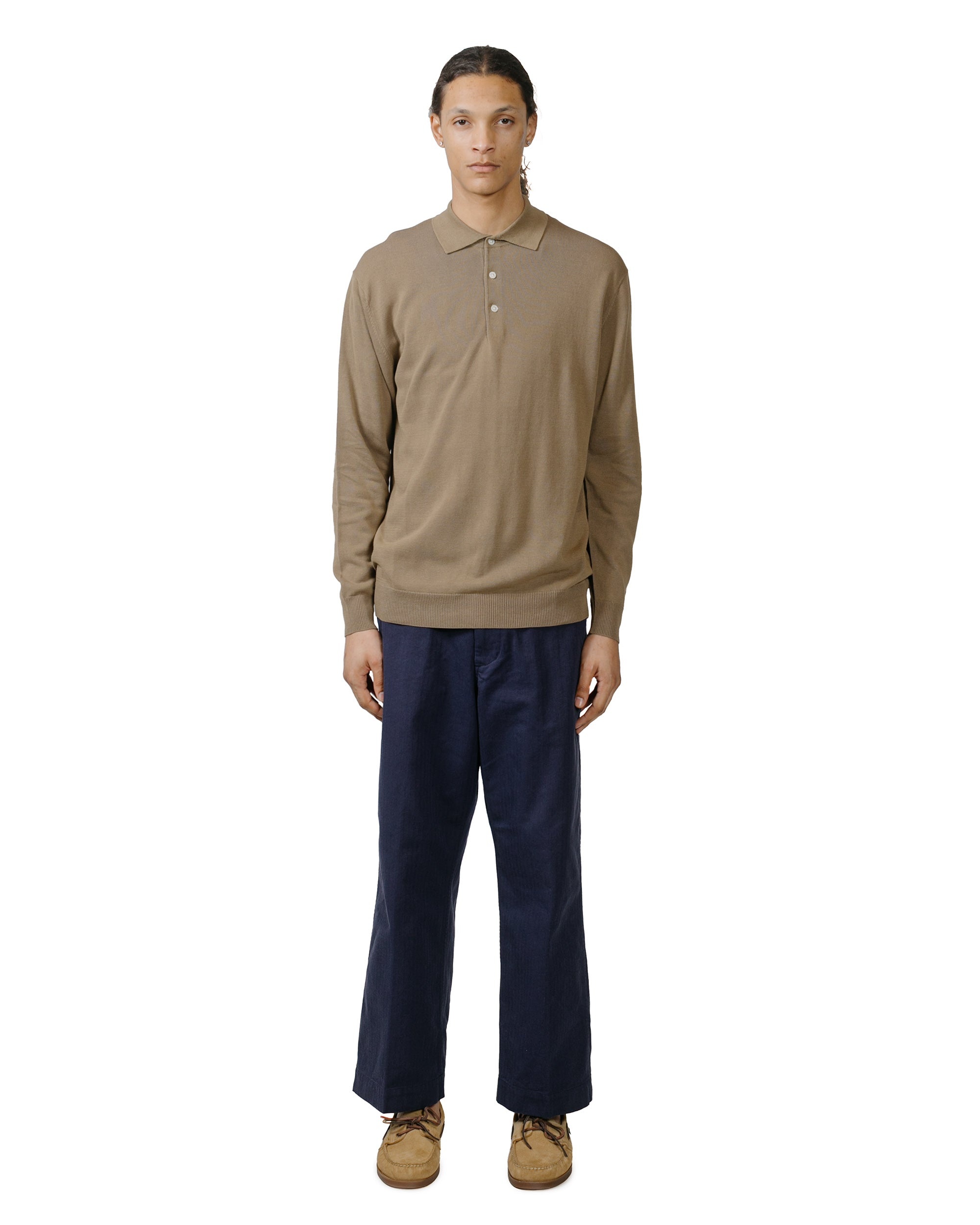 Knit Polo 12G Mocha - 4