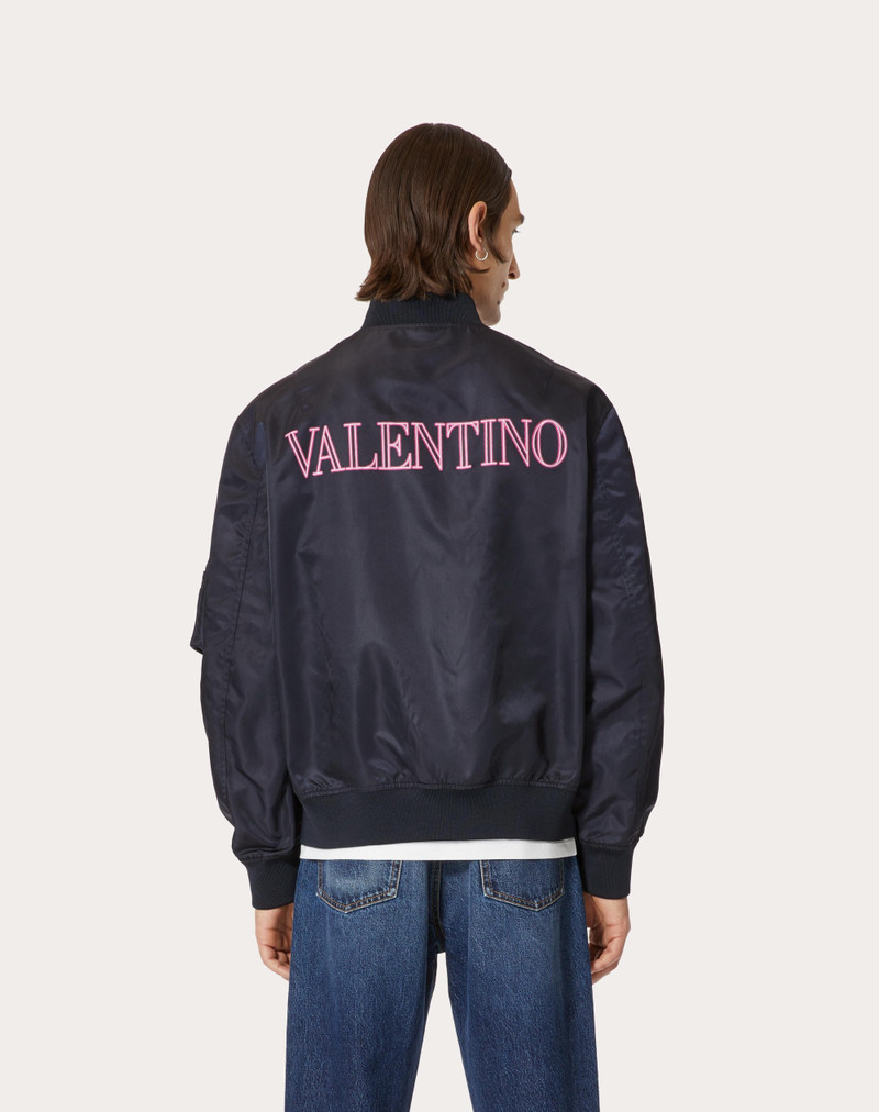 NYLON BOMBER WITH VALENTINO NEON UNIVERSE PRINT 4