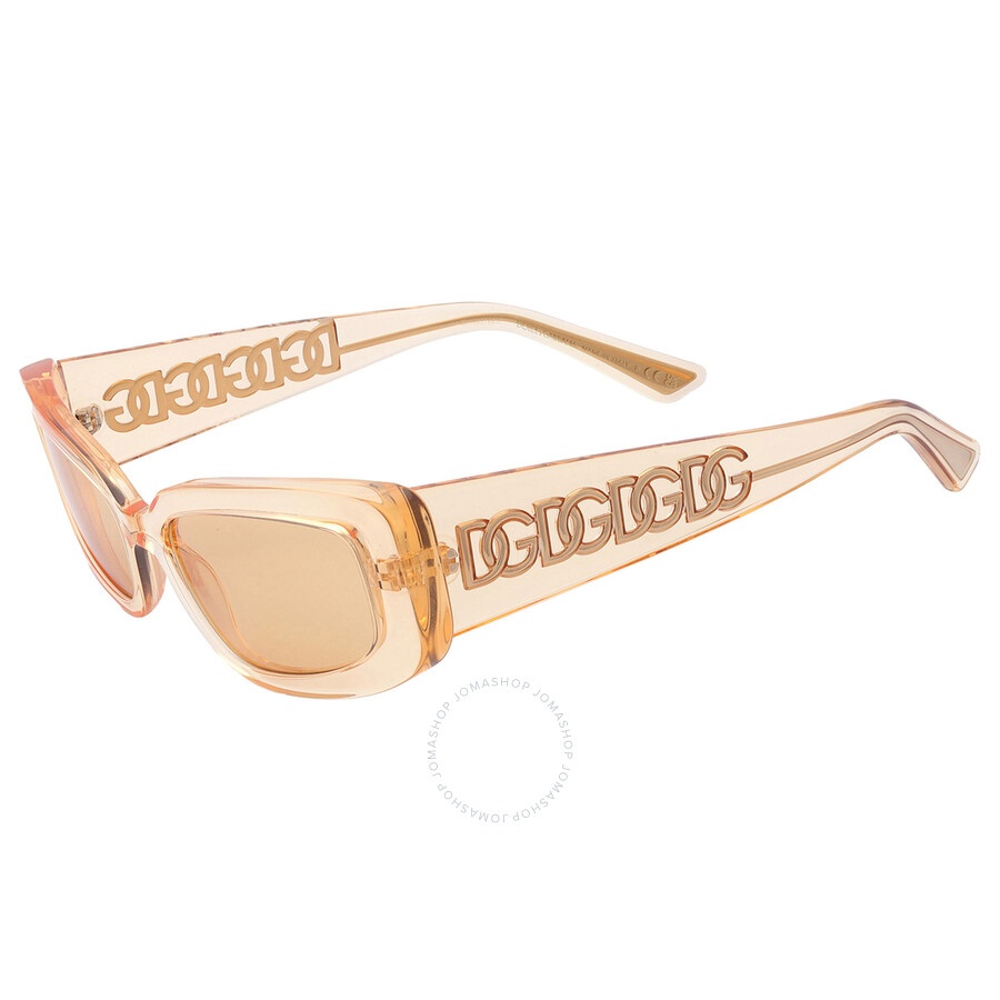 Dolce and Gabbana Light Orange Cat Eye Ladies Sunglasses DG4445 3046/7 54 - 4