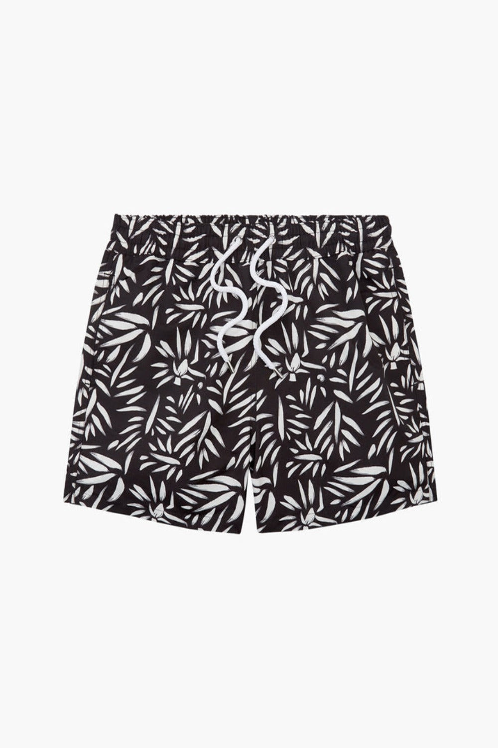 Abstract Print Sport Swim Shorts - 1